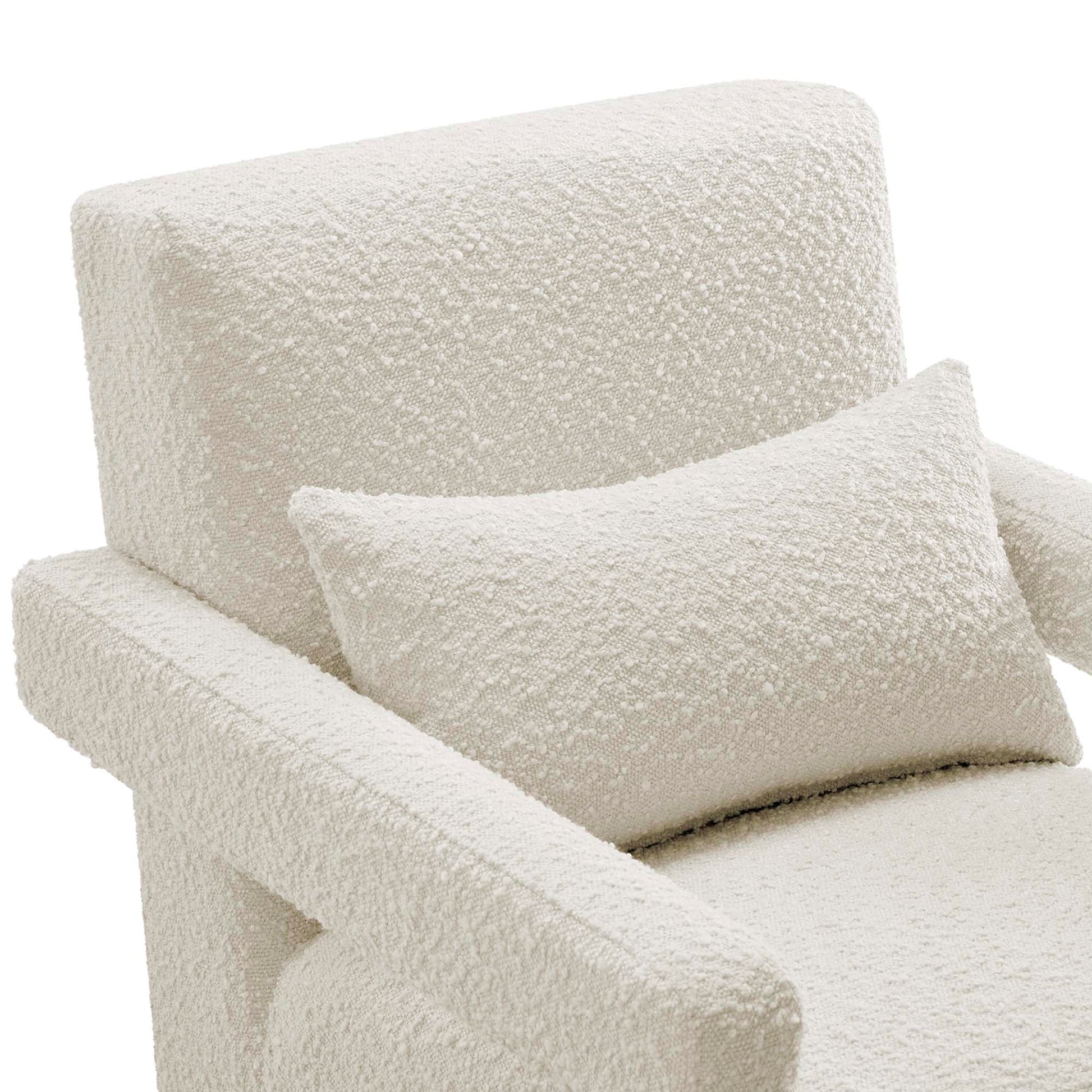Mirage Boucle Upholstered Armchair by Modway - Best Buy Furniture