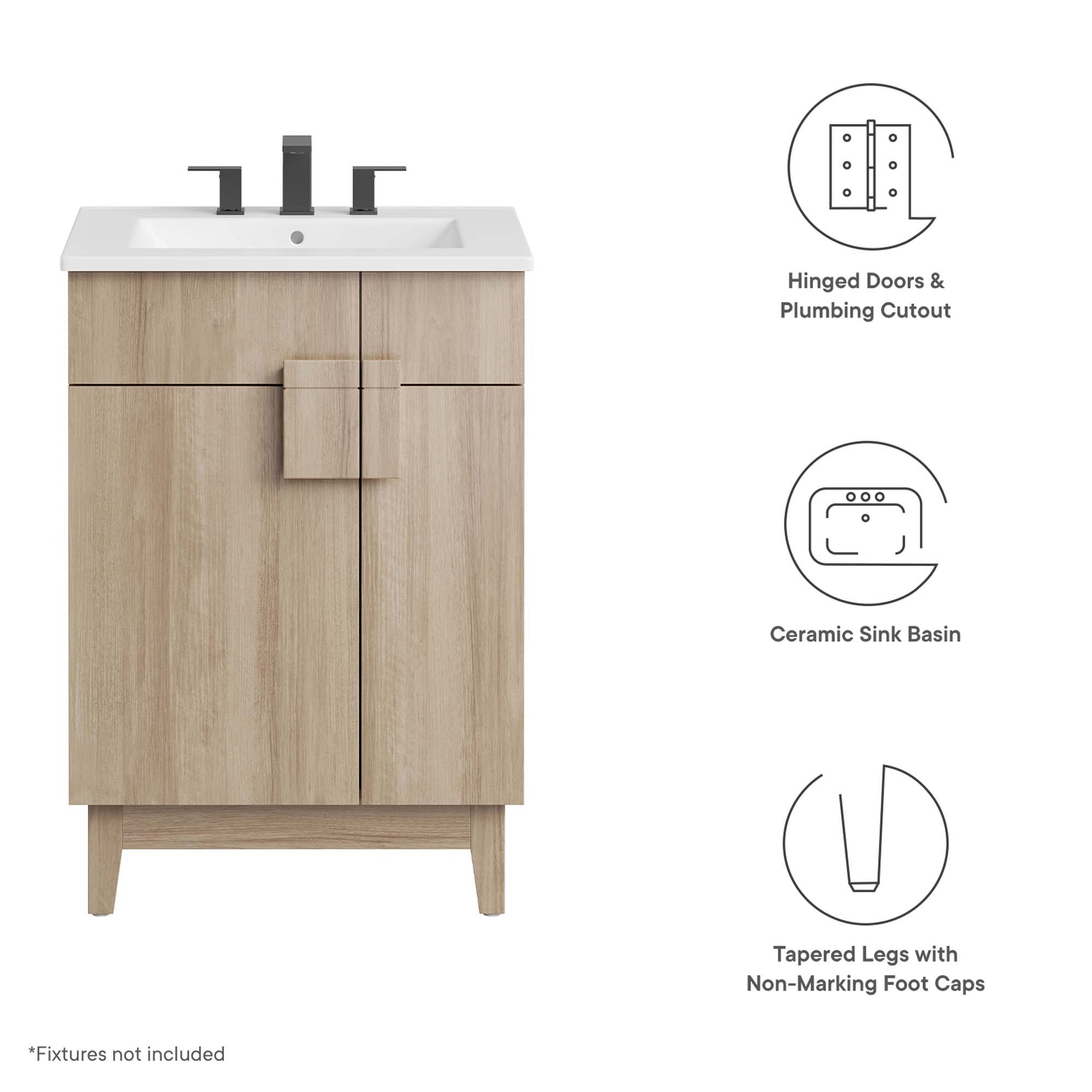 Miles 24� Bathroom Vanity by Modway - Best Buy Furniture