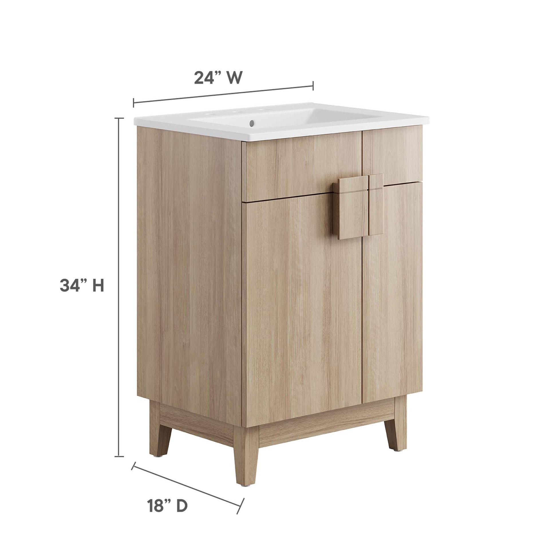 Miles 24� Bathroom Vanity by Modway - Best Buy Furniture