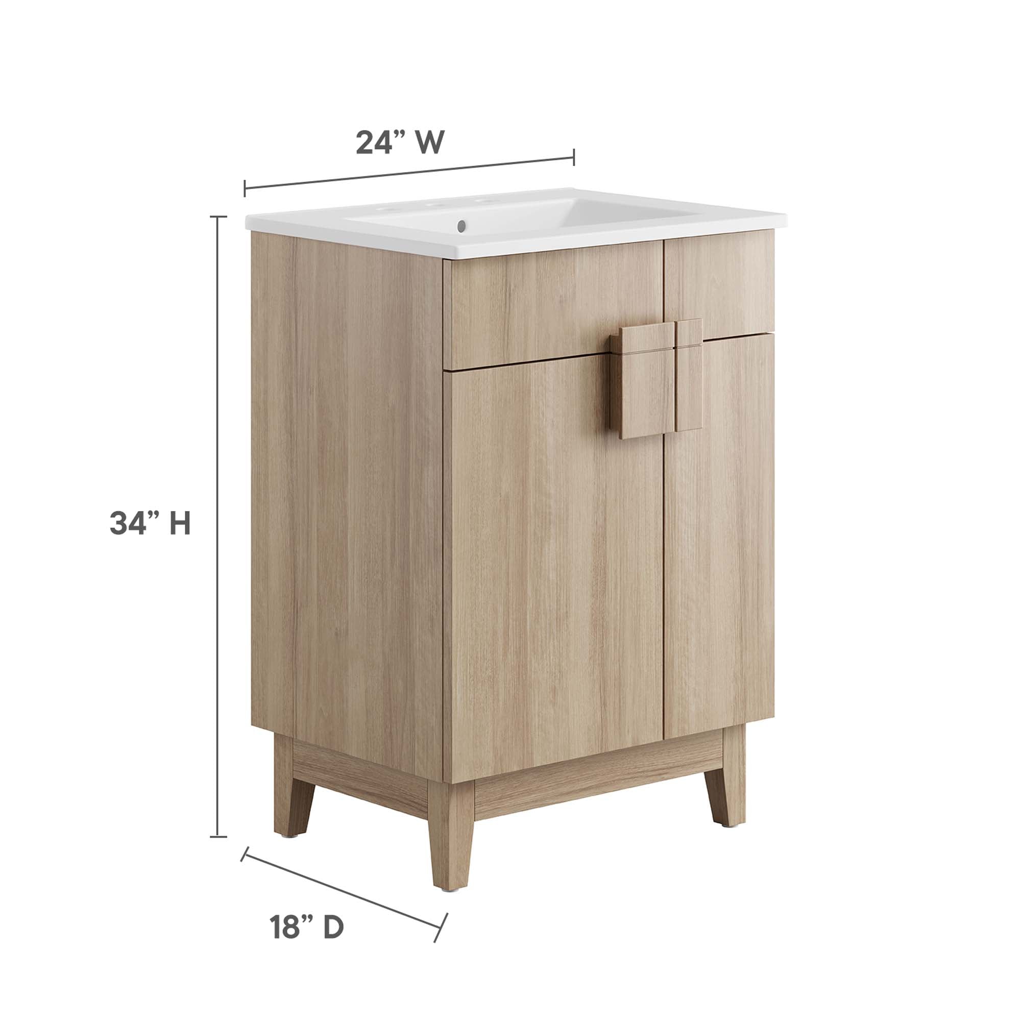 Miles 24� Bathroom Vanity by Modway - Best Buy Furniture