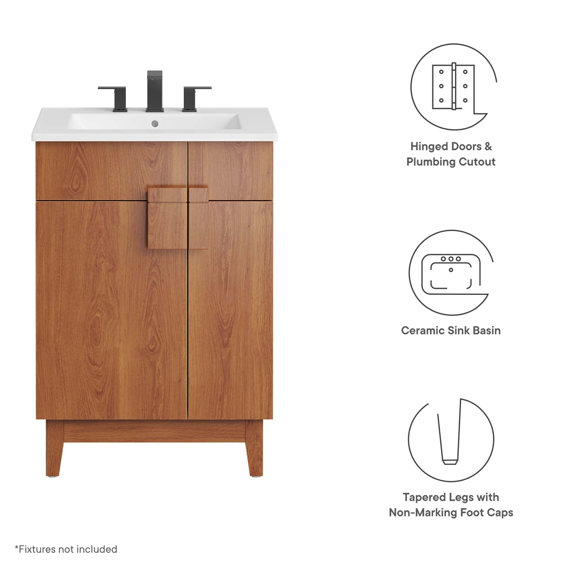 Miles 24� Bathroom Vanity by Modway - Best Buy Furniture