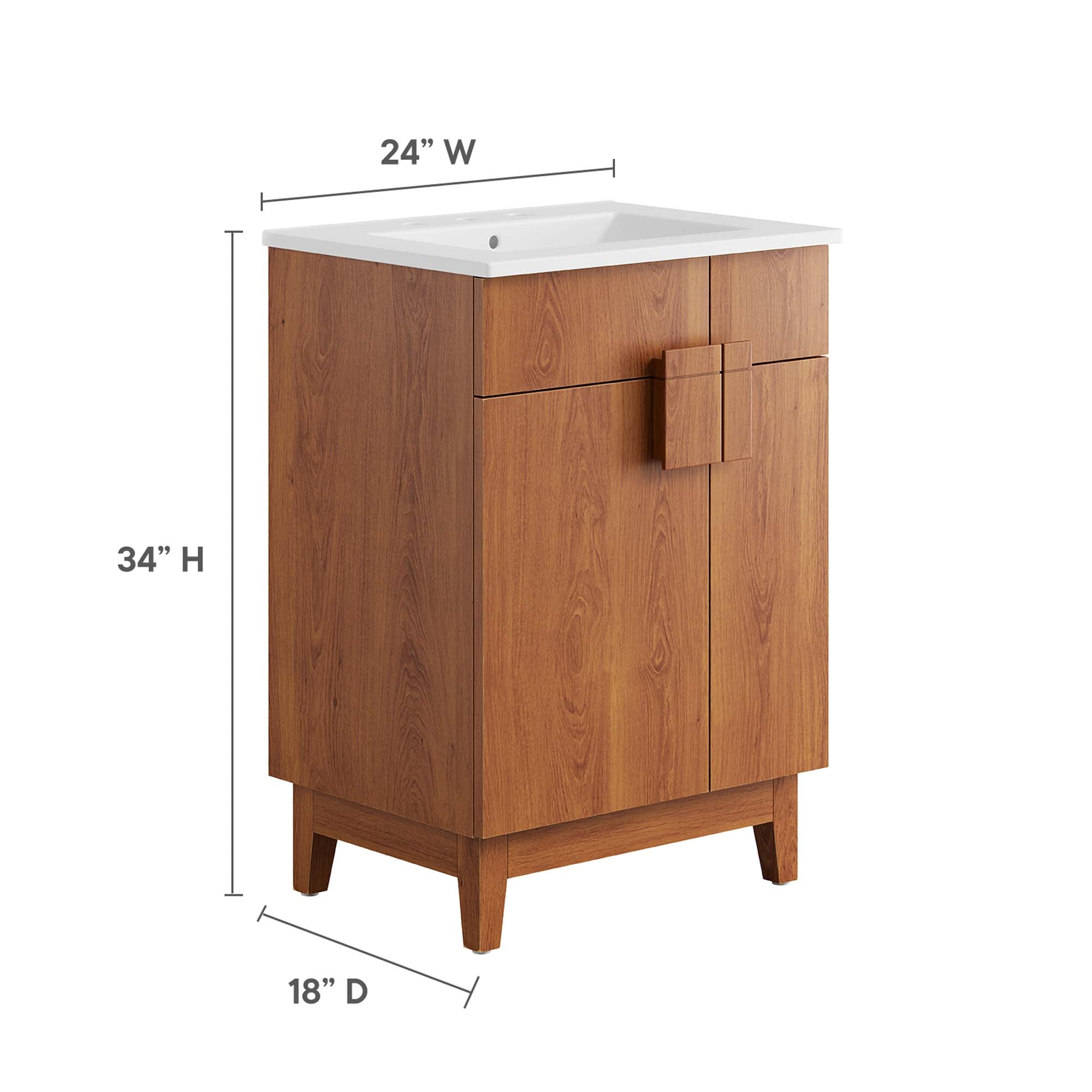 Miles 24� Bathroom Vanity by Modway - Best Buy Furniture