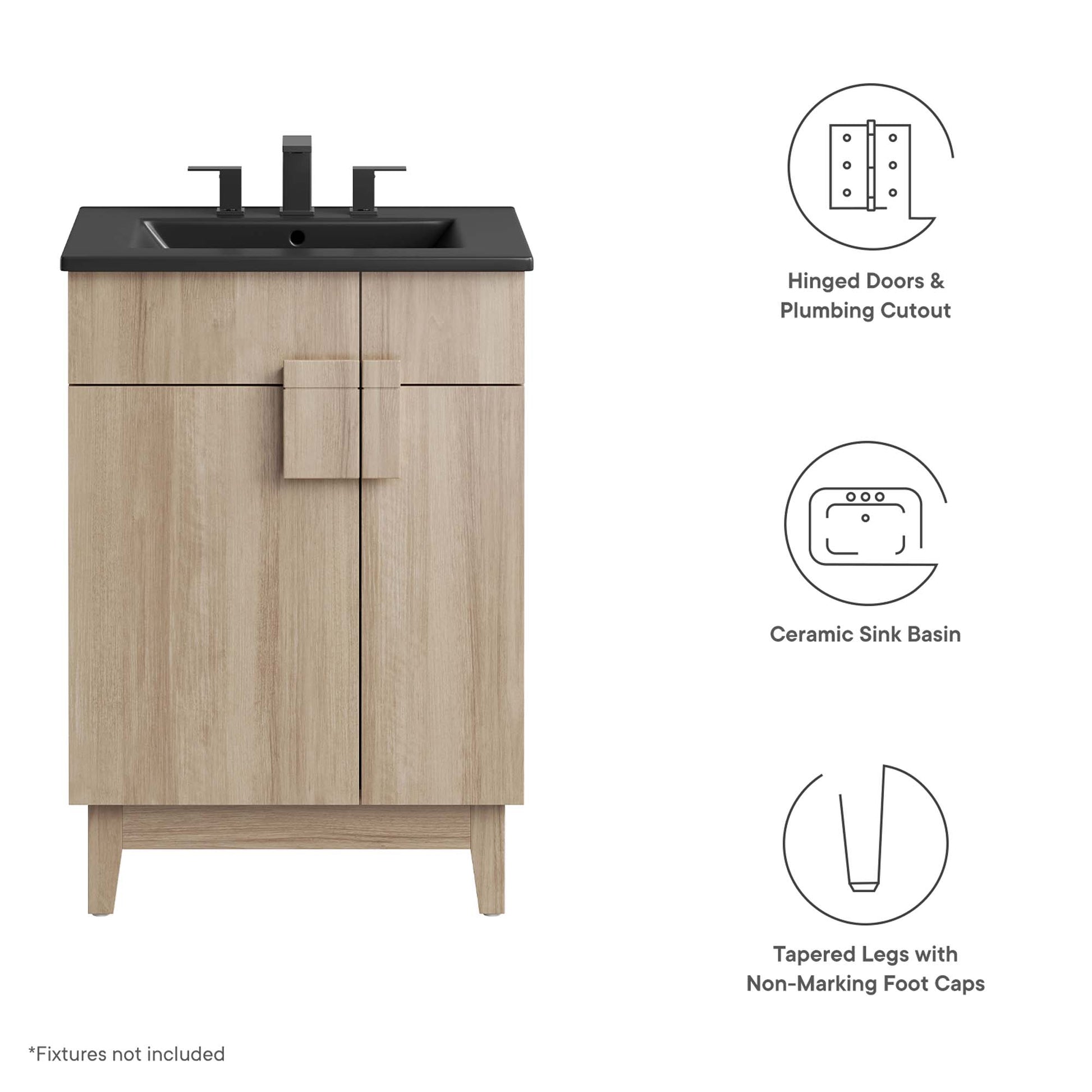 Miles 24� Bathroom Vanity by Modway - Best Buy Furniture