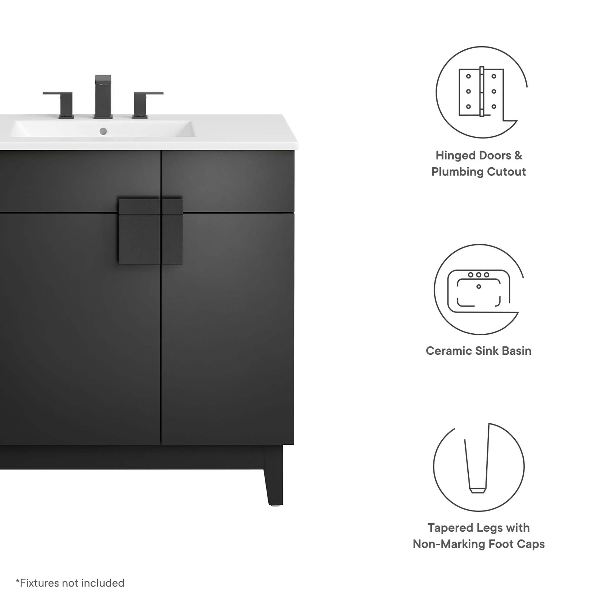 Miles 36� Bathroom Vanity by Modway - Best Buy Furniture