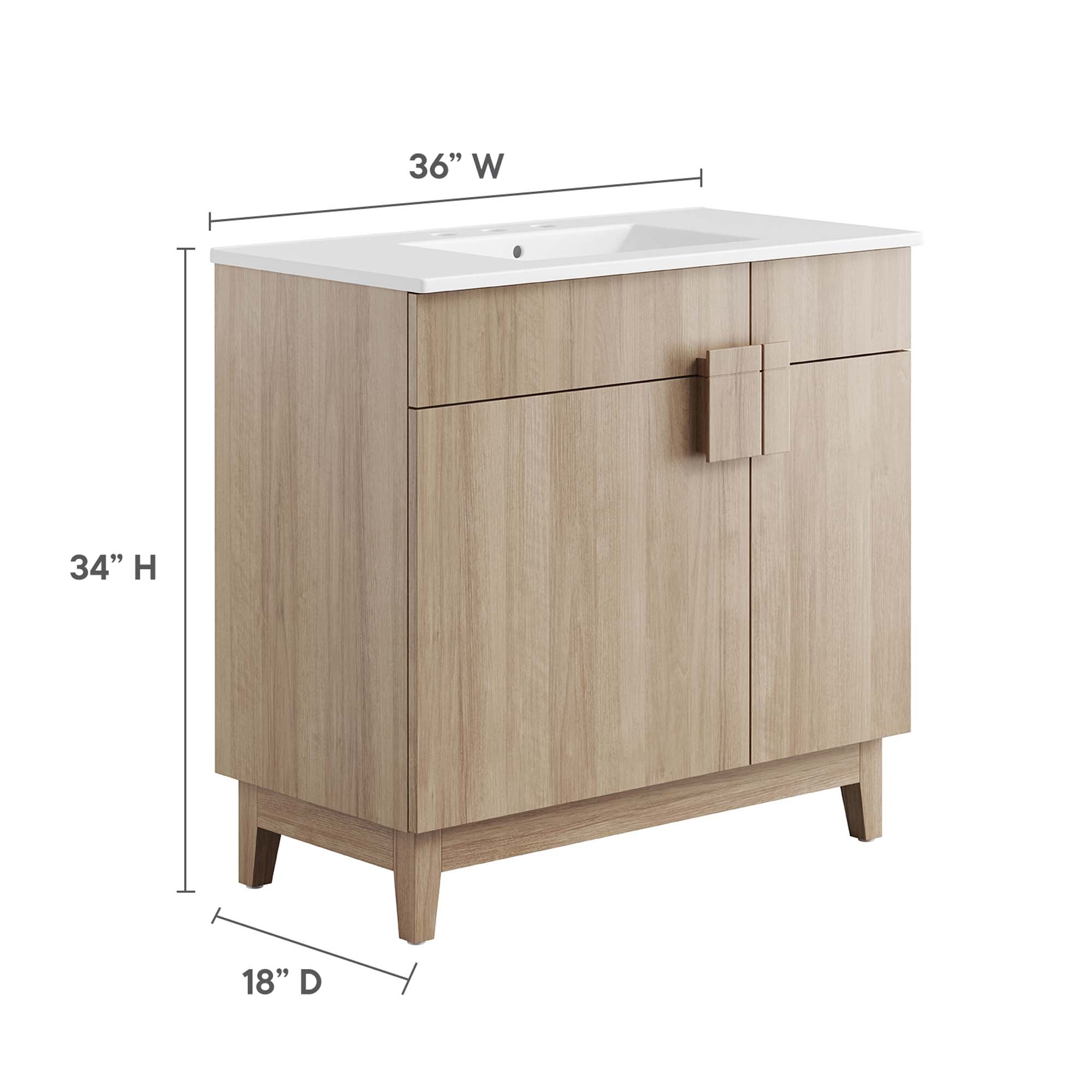 Miles 36� Bathroom Vanity by Modway - Best Buy Furniture