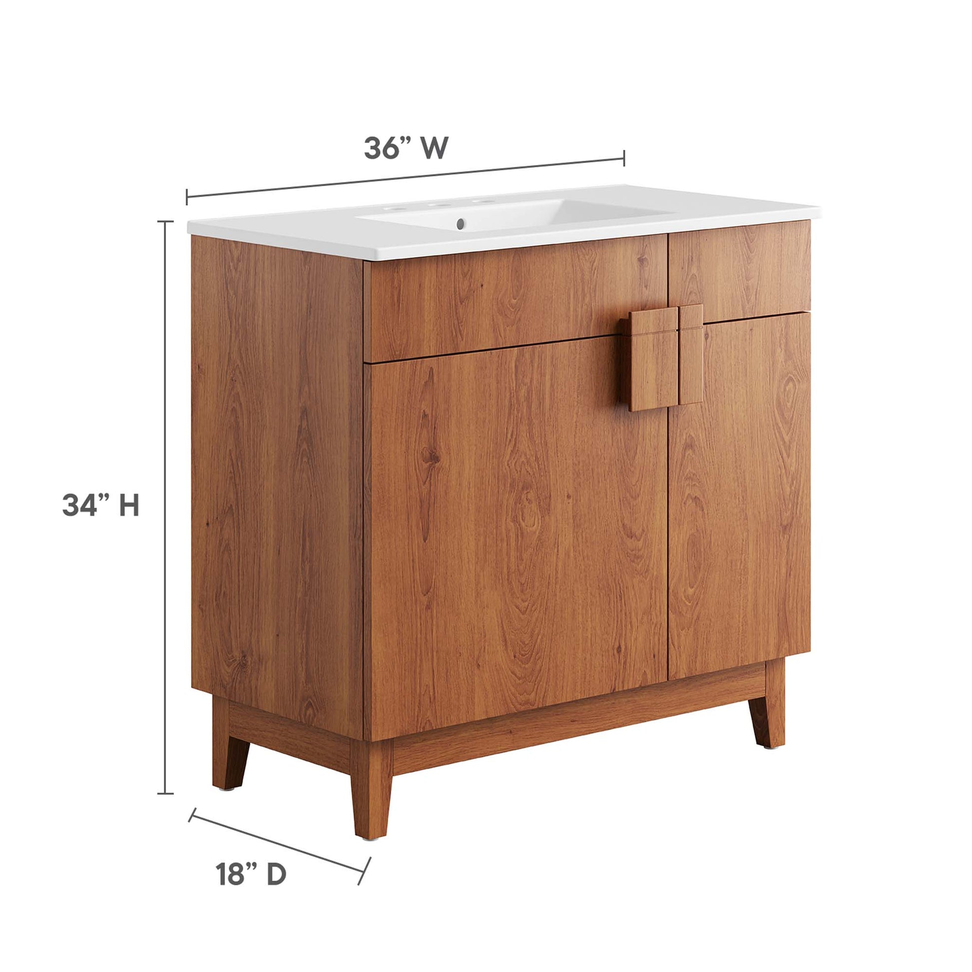 Miles 36� Bathroom Vanity by Modway - Best Buy Furniture