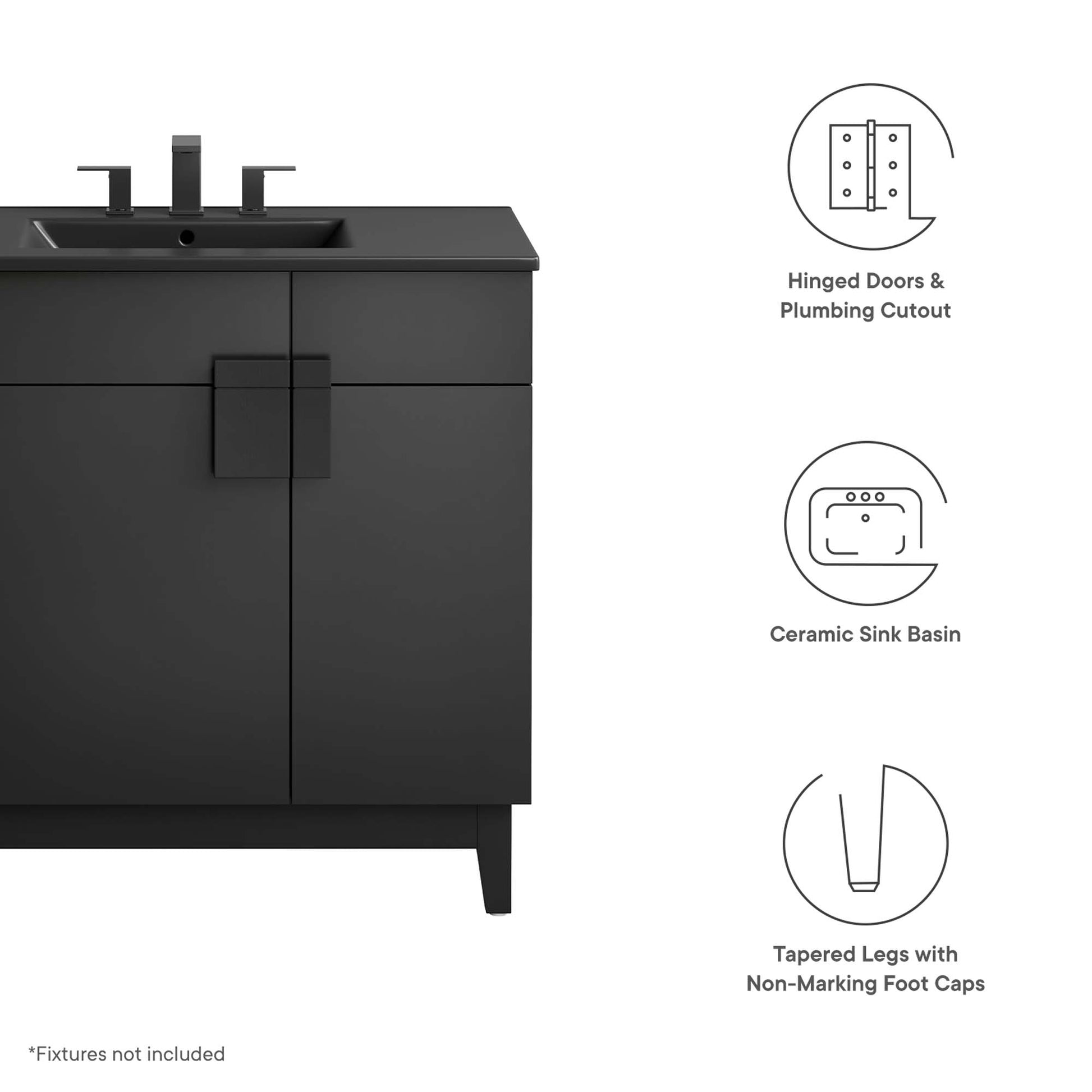Miles 36� Bathroom Vanity by Modway - Best Buy Furniture