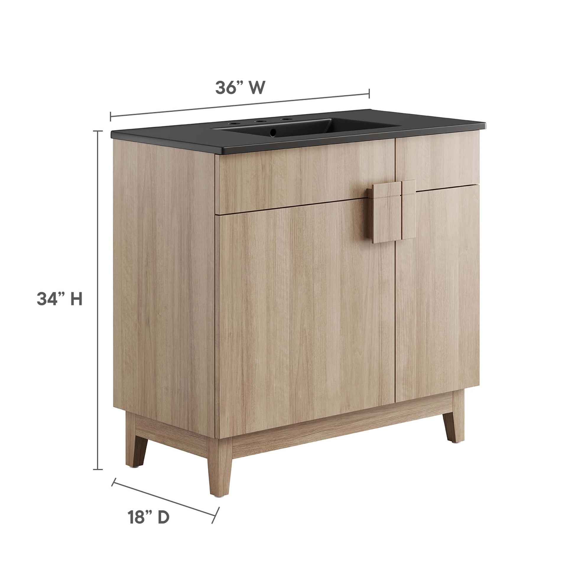 Miles 36� Bathroom Vanity by Modway - Best Buy Furniture