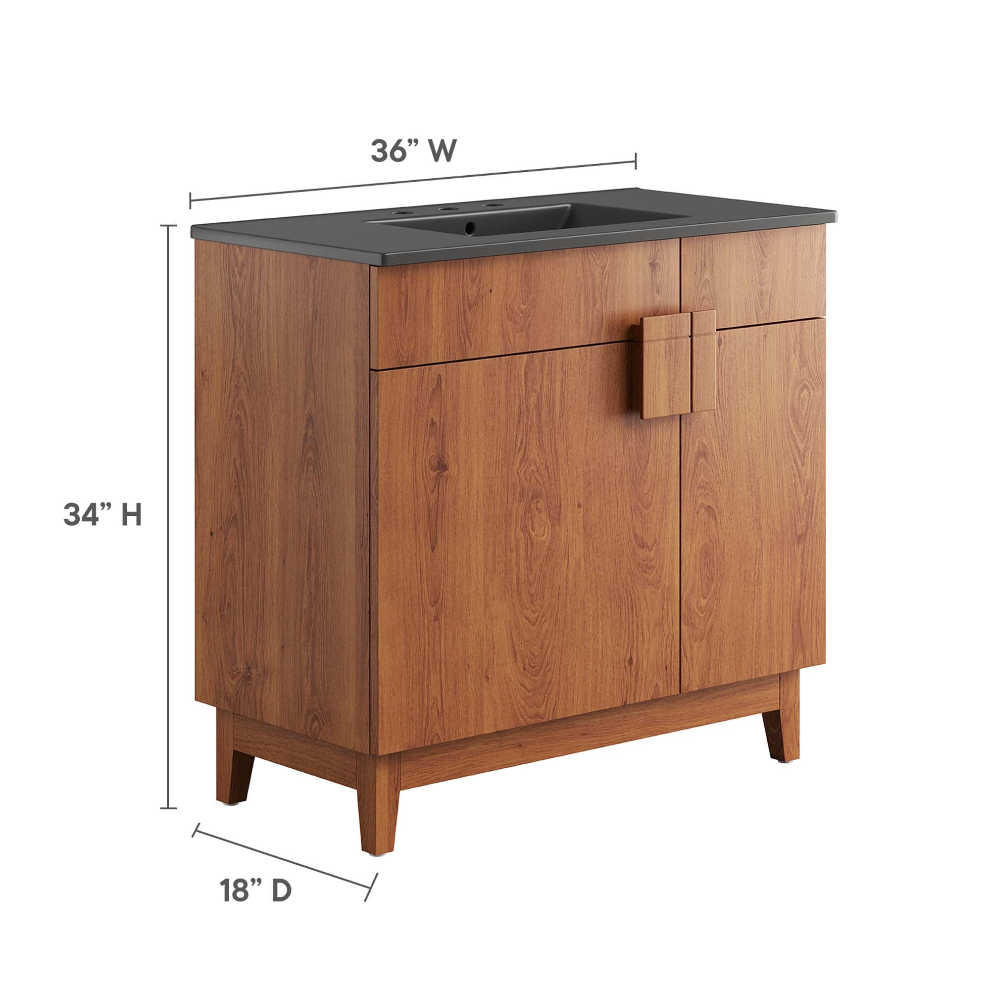 Miles 36� Bathroom Vanity by Modway - Best Buy Furniture