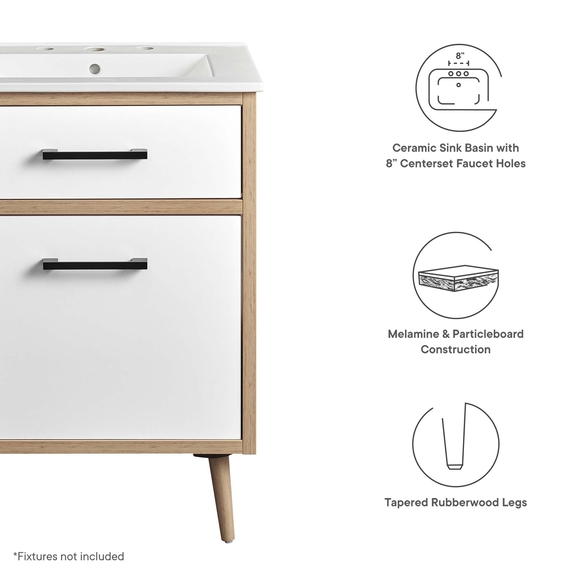 Maverick 24" Bathroom Vanity by Modway - Best Buy Furniture