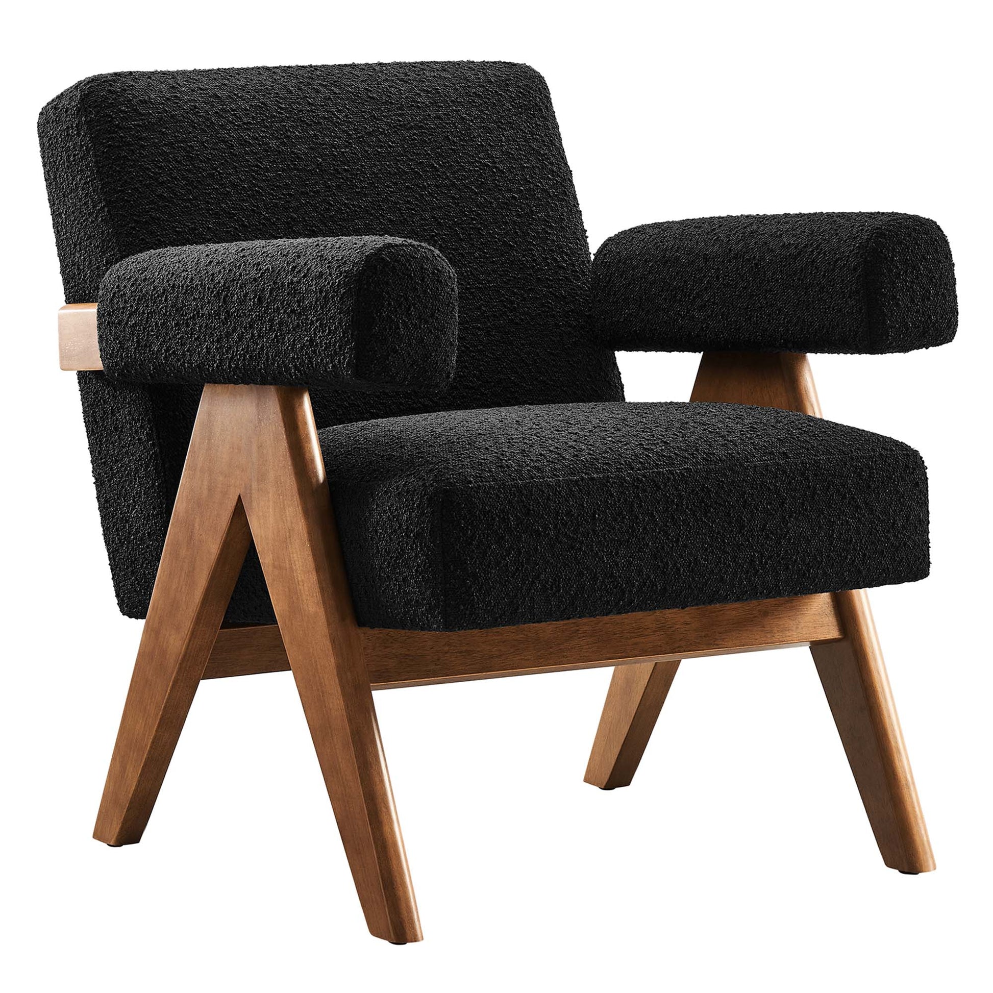 Lyra Boucle Fabric Armchair - Best Buy Furniture