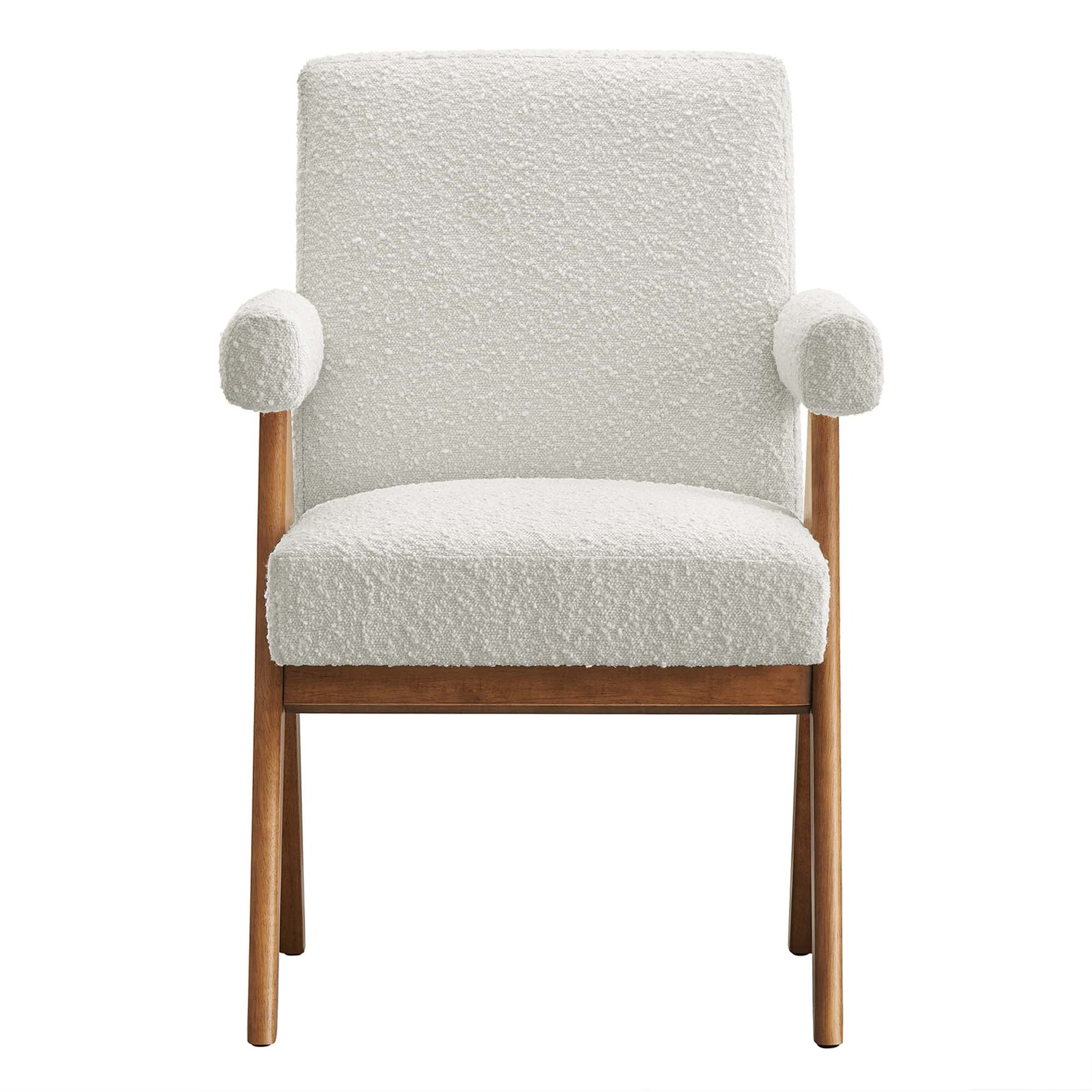 Lyra Boucle Fabric Dining Room Chair Set of 2 by Modway - Best Buy Furniture