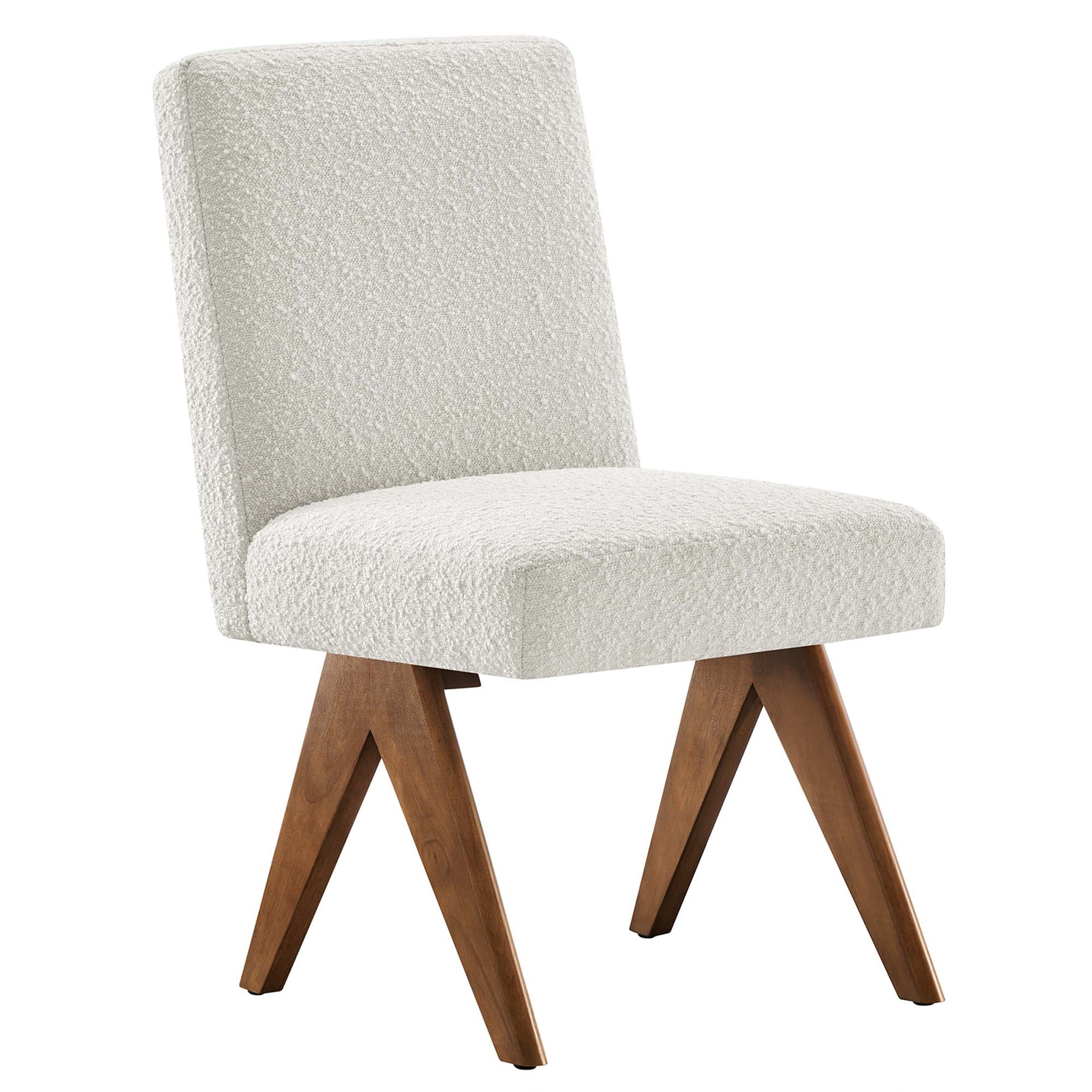 Lyra Boucle Fabric Dining Room Side Chair Set of 2 by Modway - Best Buy Furniture