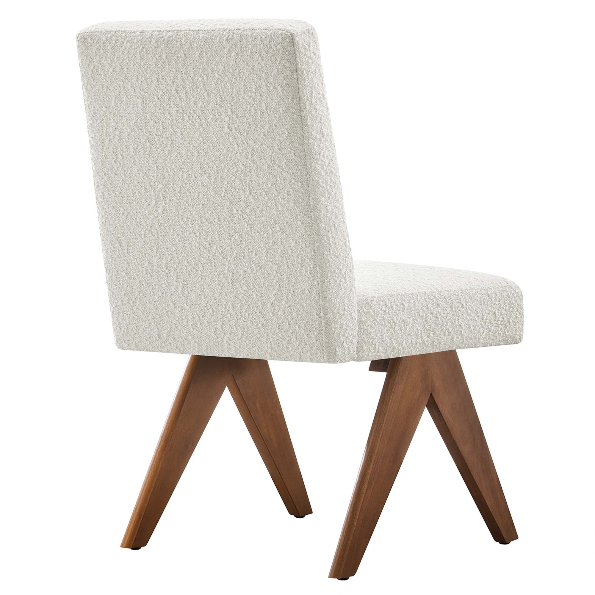 Lyra Boucle Fabric Dining Room Side Chair Set of 2 by Modway - Best Buy Furniture
