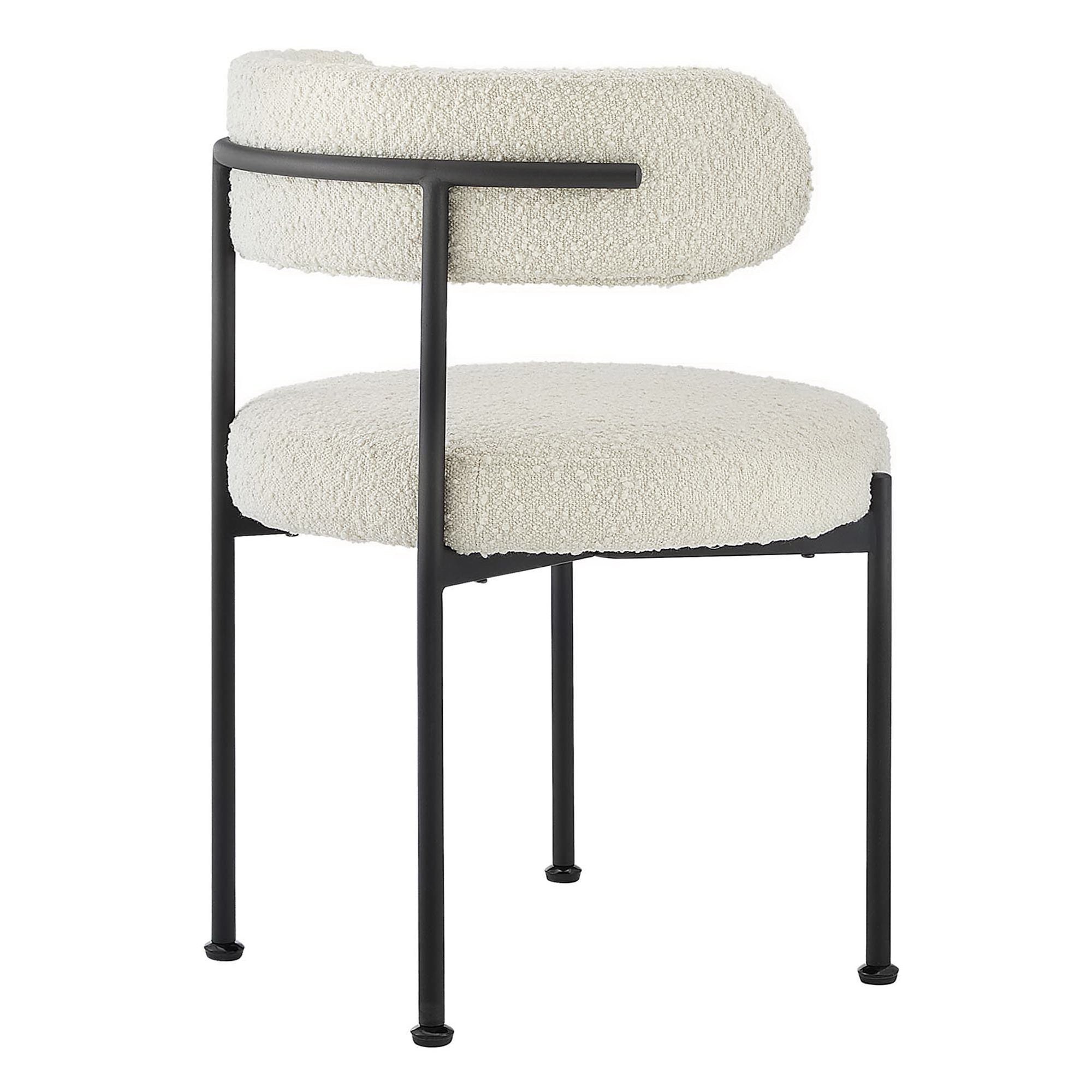 Albie Boucle Fabric Dining Chairs Set of 2 by Modway - Best Buy Furniture