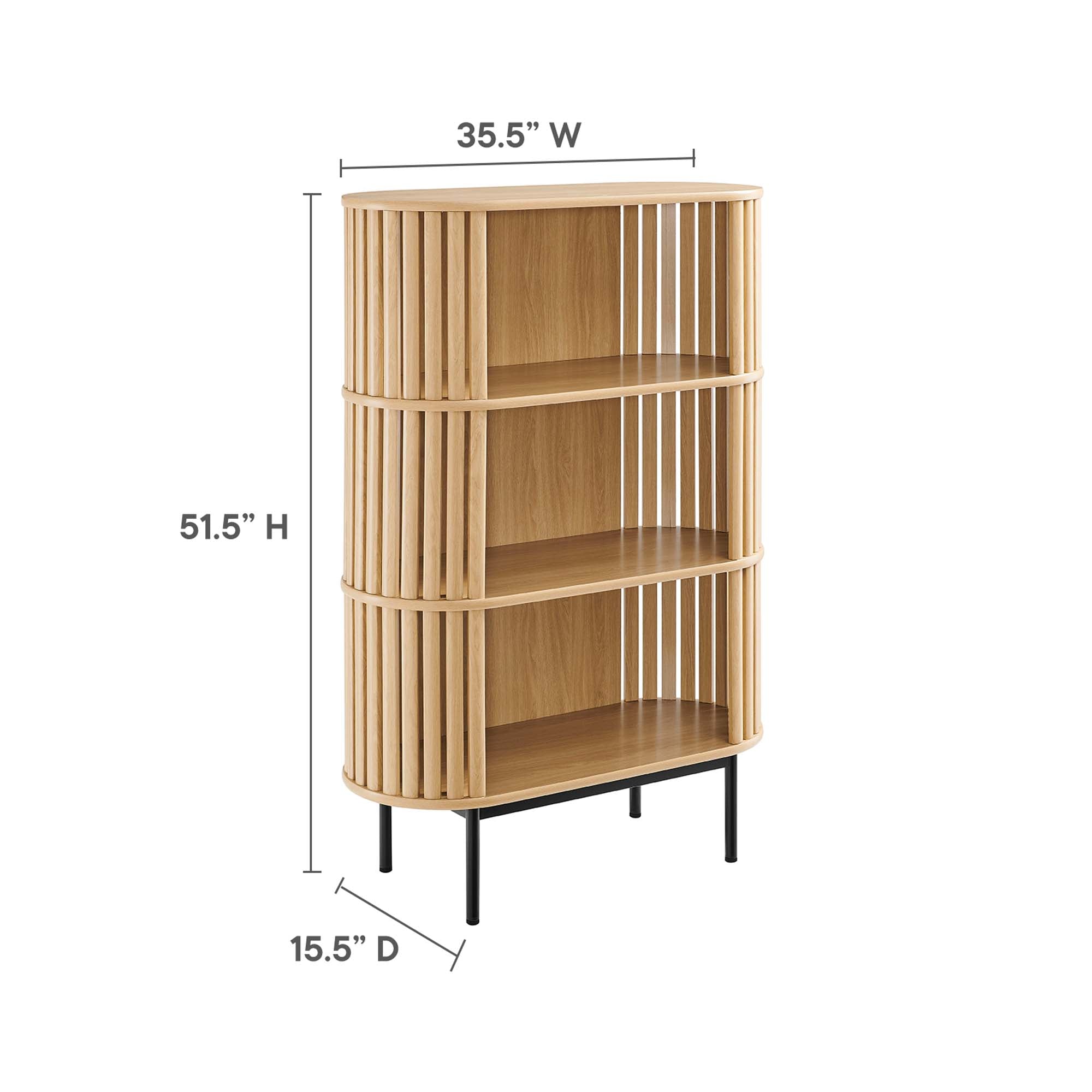 Fortitude Three Tier Display Cabinet by Modway - Best Buy Furniture