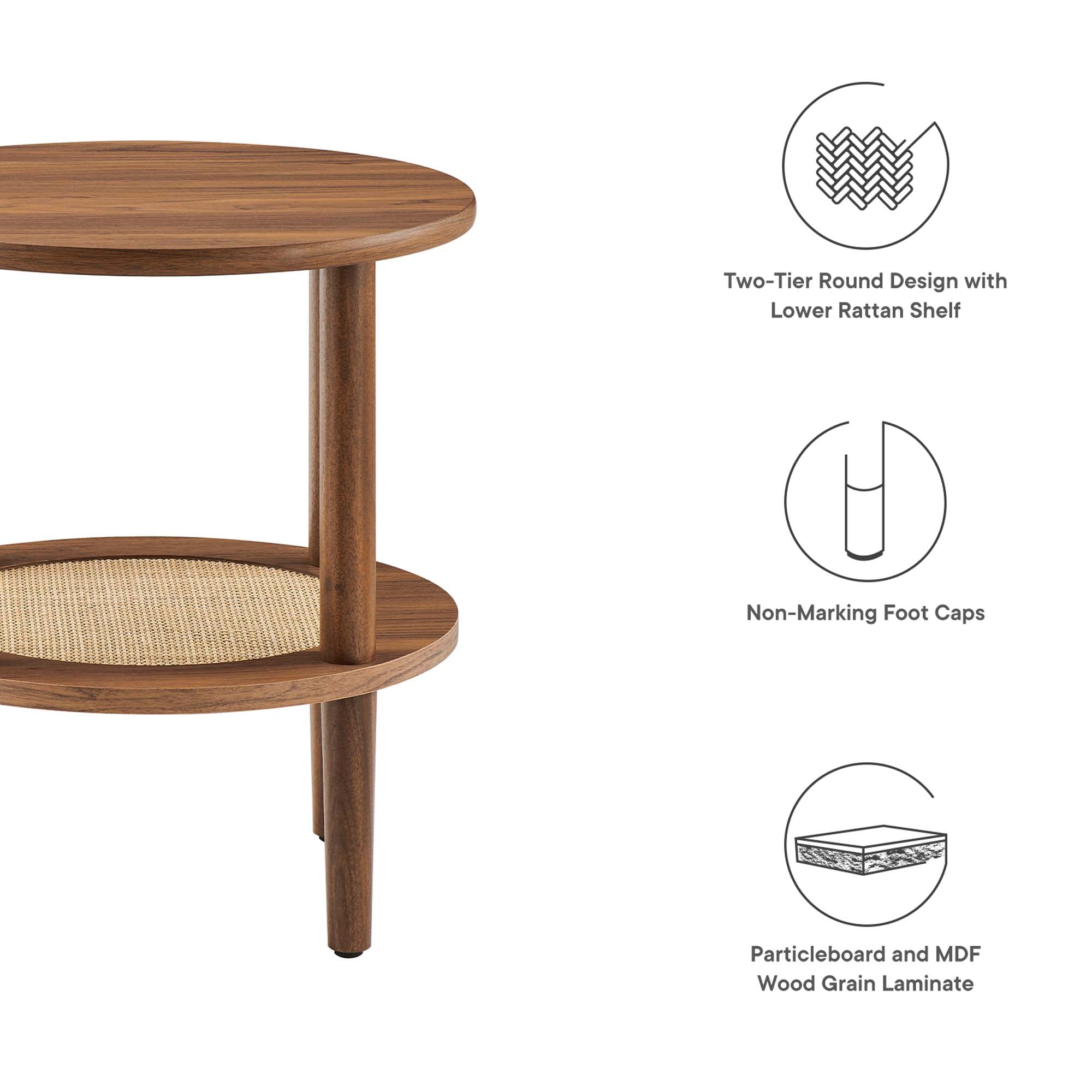 Torus Round Side Table by Modway - Best Buy Furniture