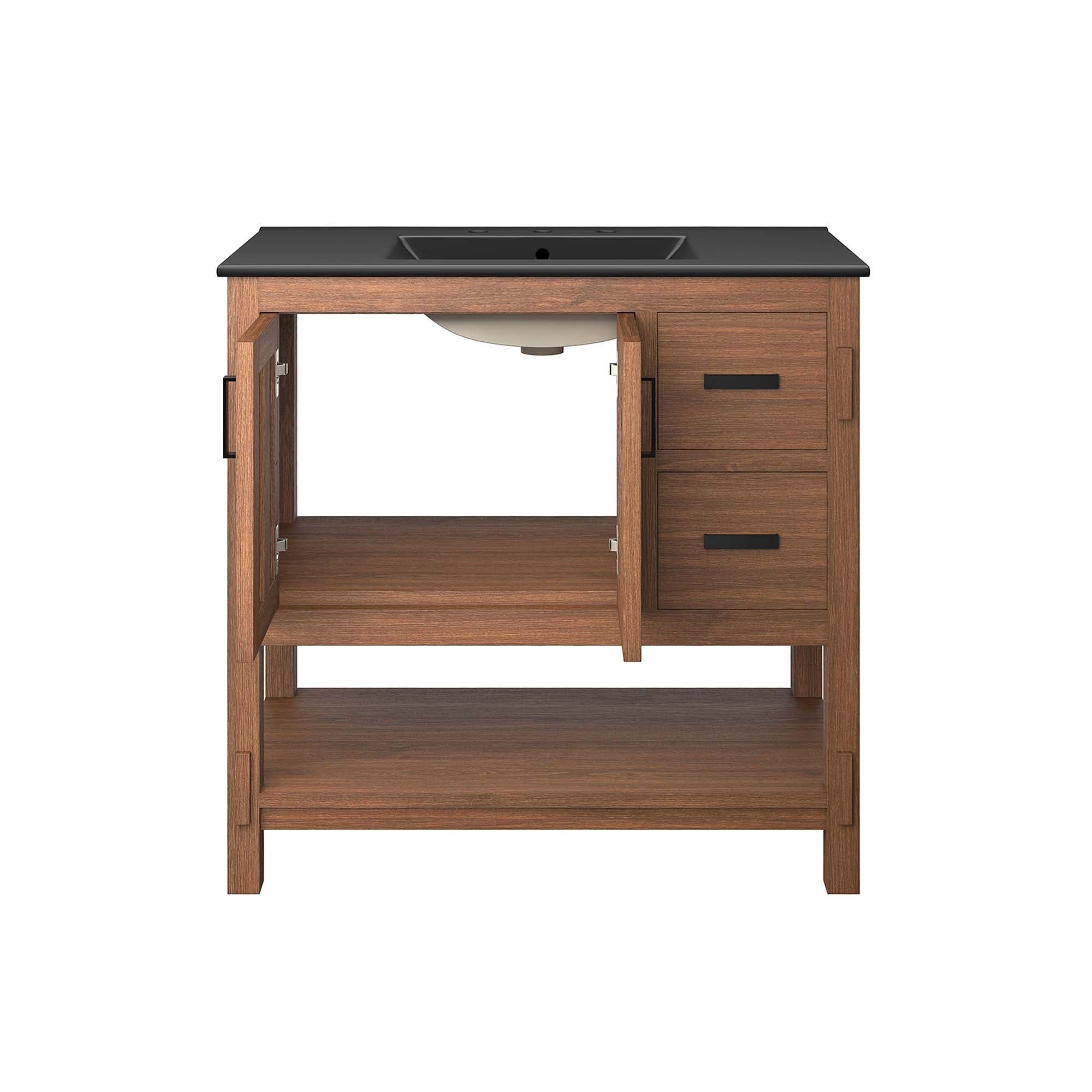 Ashlyn 36� Wood Bathroom Vanity by Modway - Best Buy Furniture