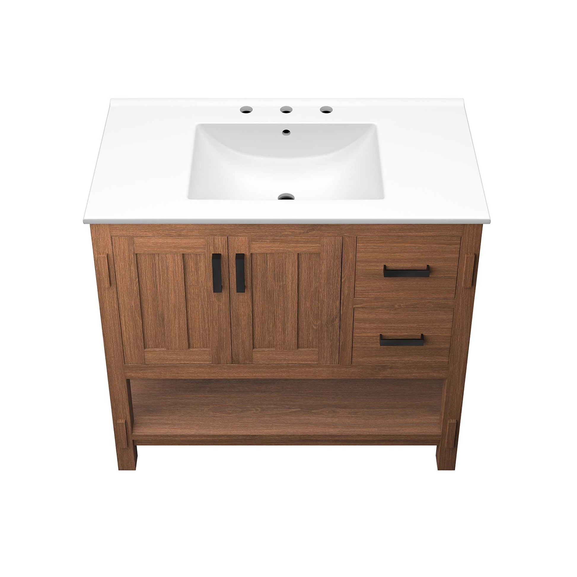 Ashlyn 36� Wood Bathroom Vanity by Modway - Best Buy Furniture