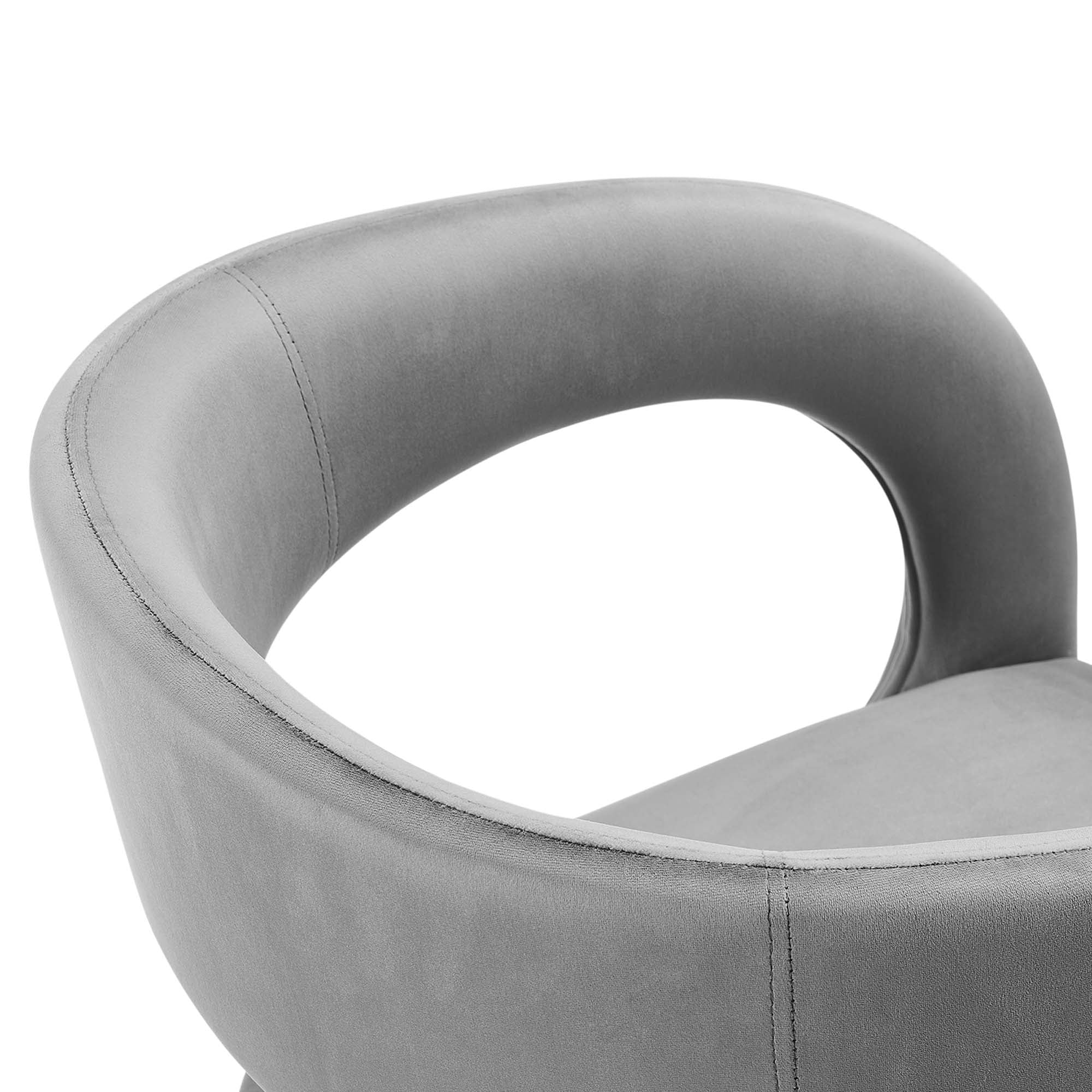 Pinnacle Performance Velvet Dining Chair Set of 2 by Modway