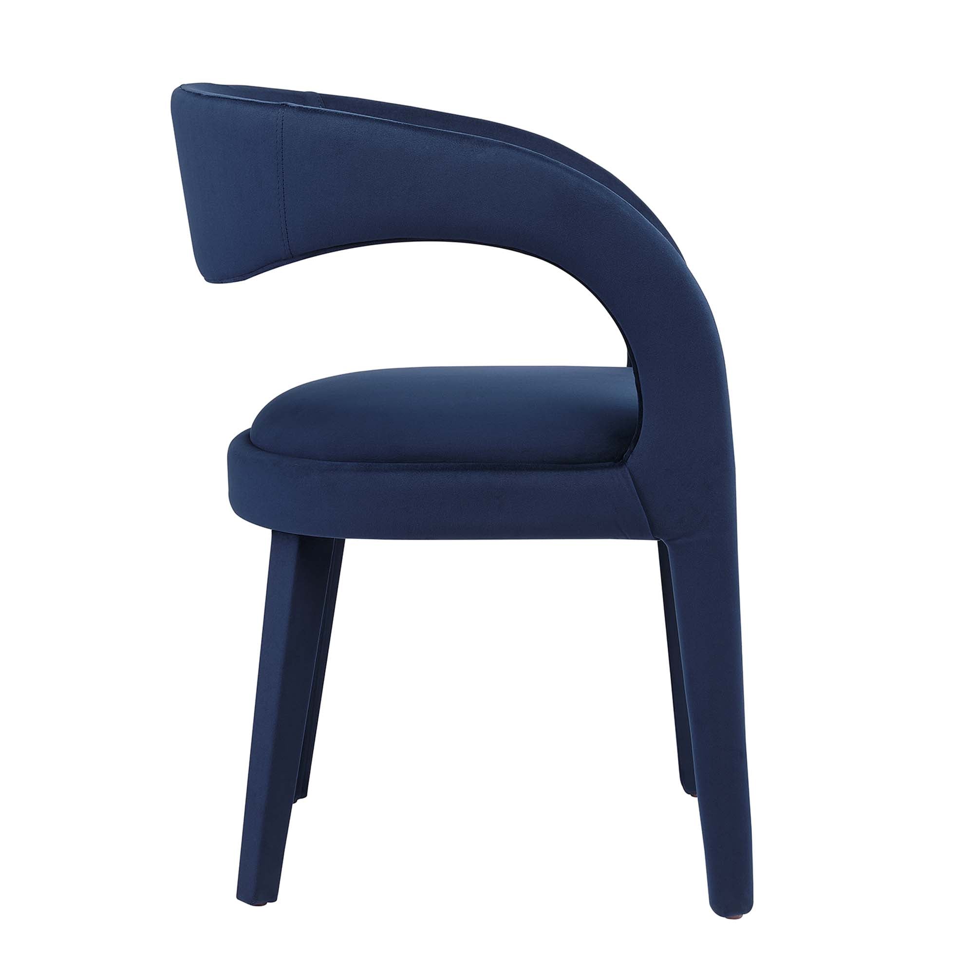 Pinnacle Performance Velvet Dining Chair Set of 2 by Modway