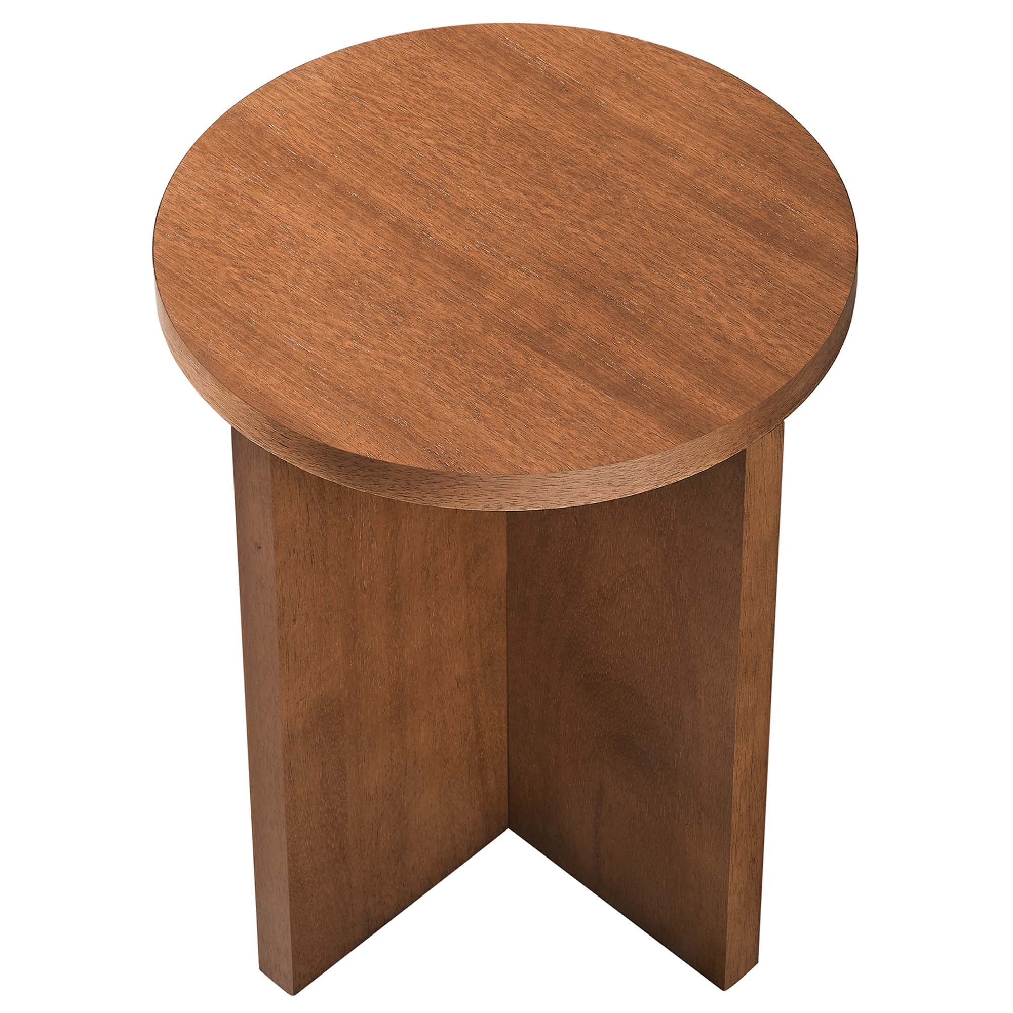 Silas Round Wood Side Table by Modway