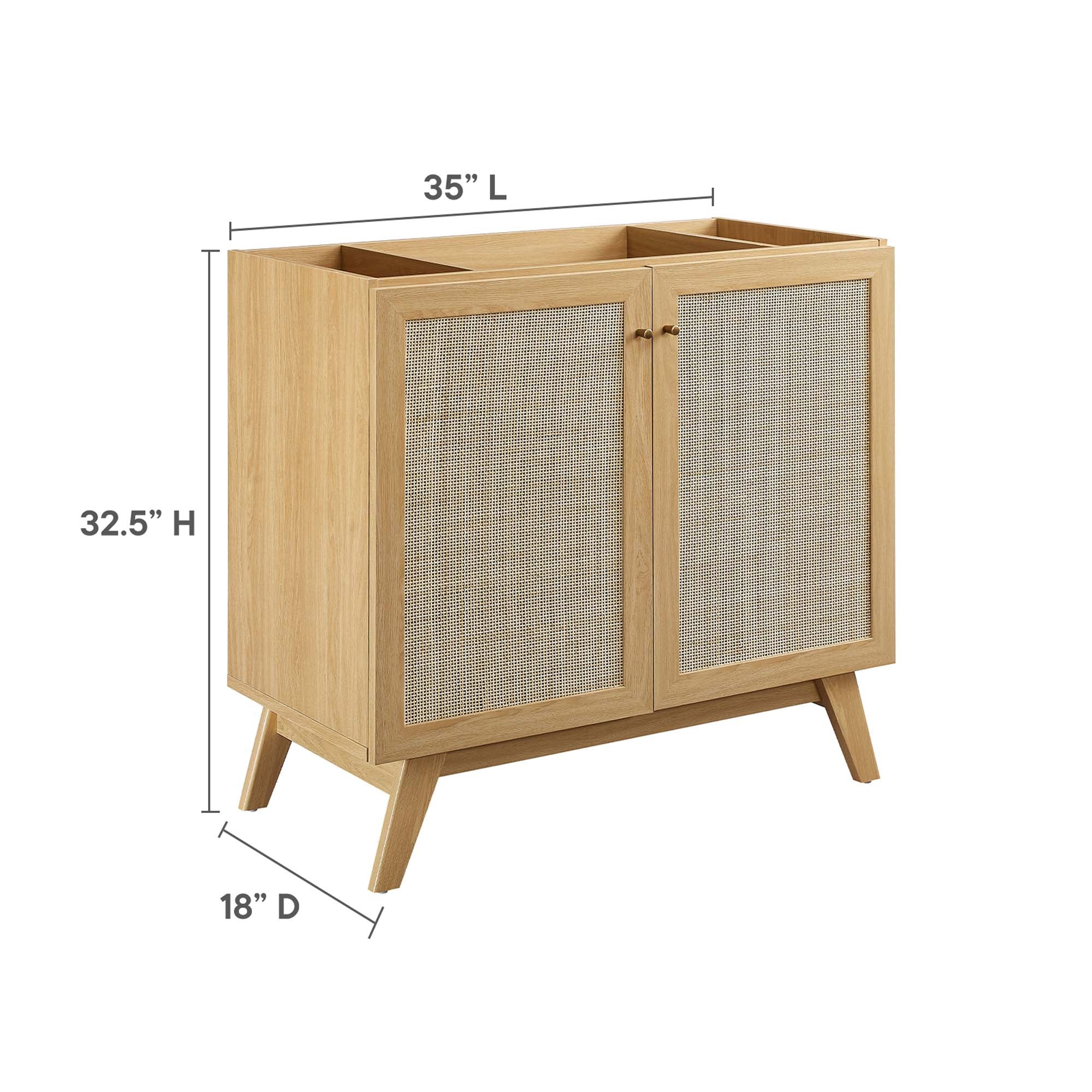 Soma 36� Bathroom Vanity Cabinet (Sink Basin Not Included) by Modway