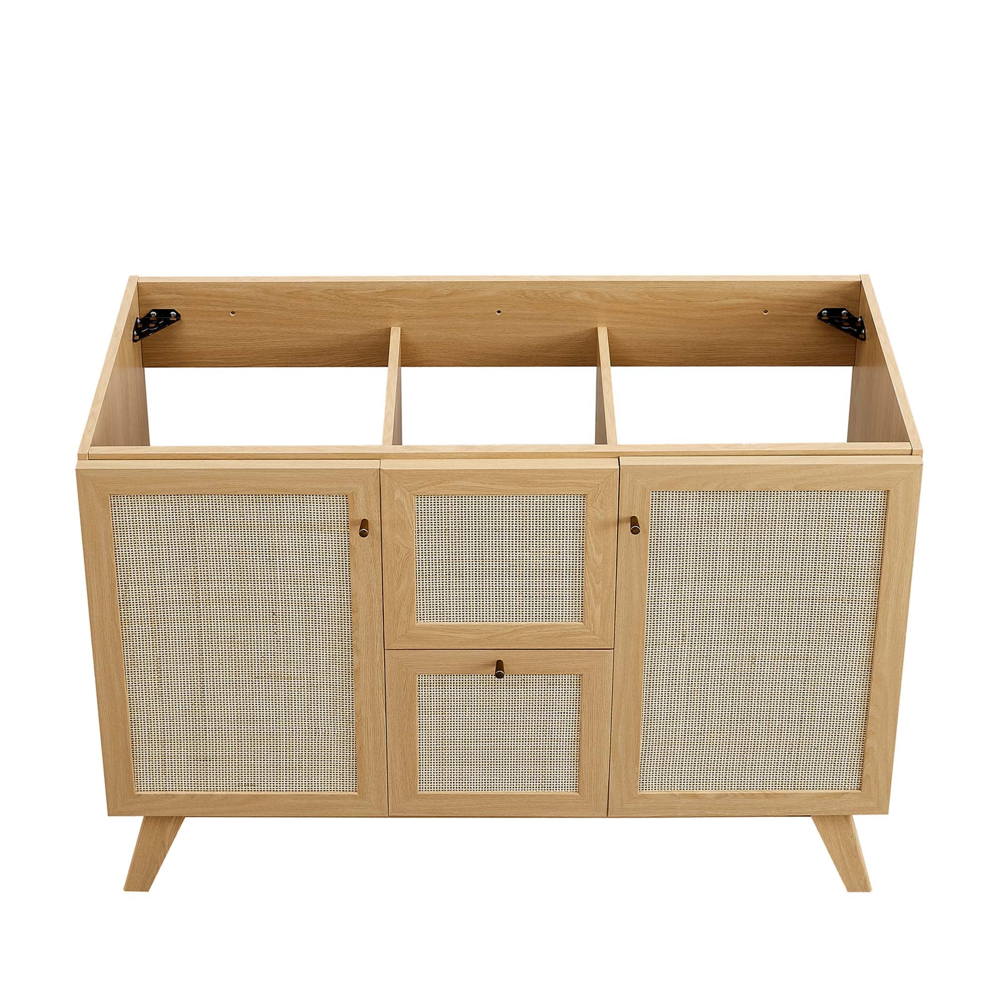 Soma 48� Single or Double Sink Compatible Bathroom Vanity Cabinet (Sink Basin Not Included) by Modway