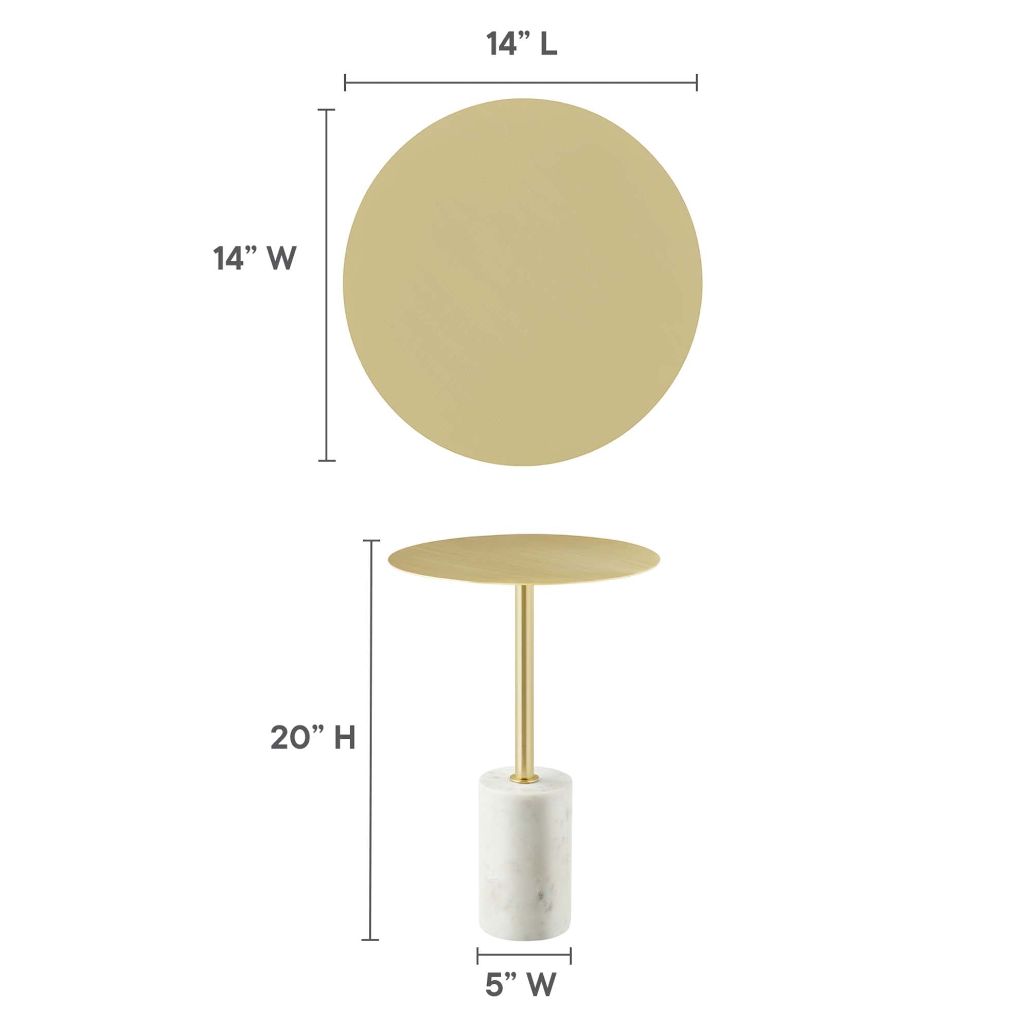 Lyric Round Side Table by Modway