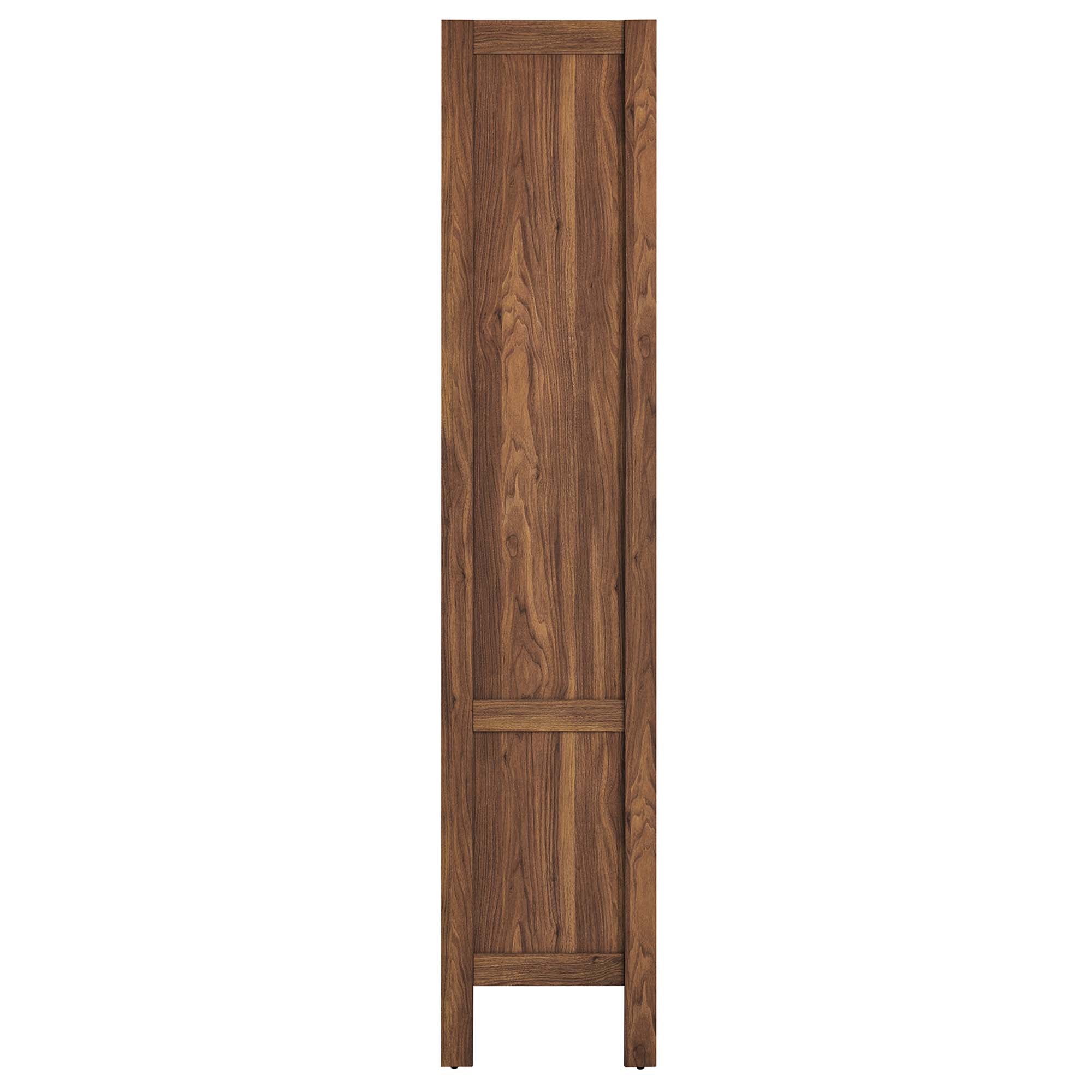 Capri 4-Shelf Wood Grain Bookcase by Modway
