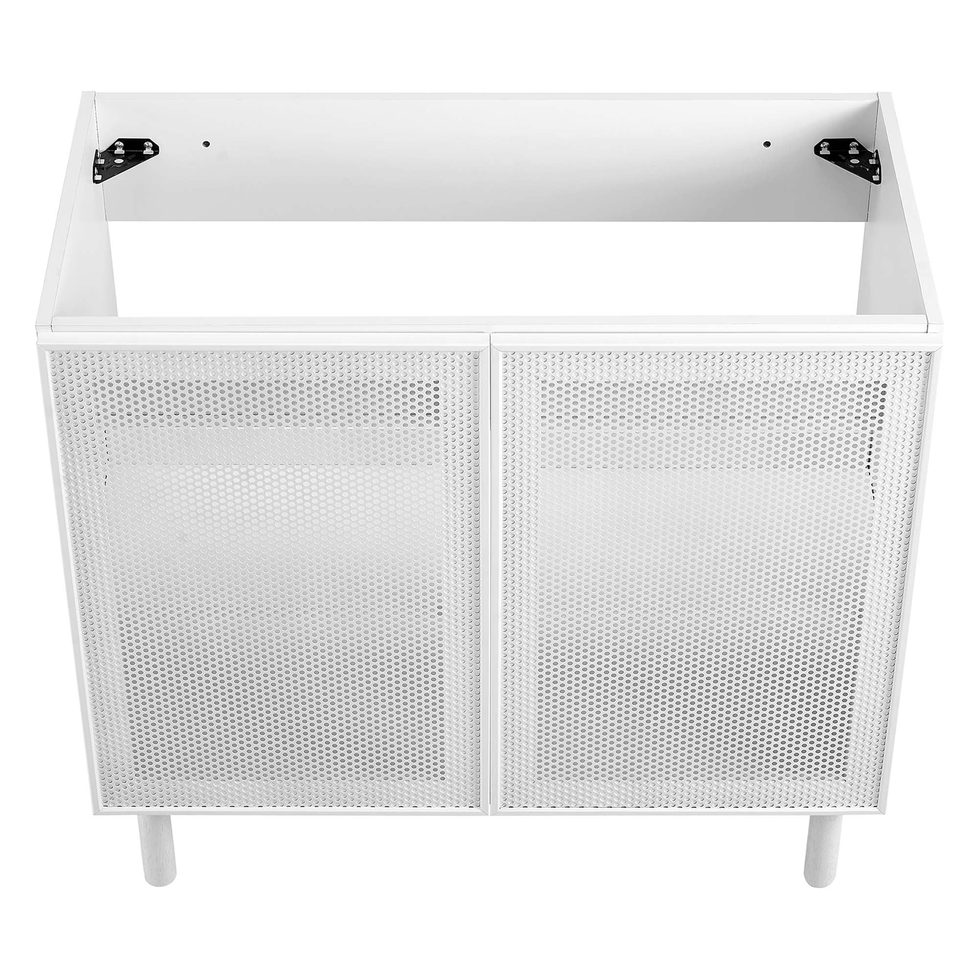Calla 36" Perforated Metal Bathroom Vanity Cabinet (Sink Basin Not Included) by Modway