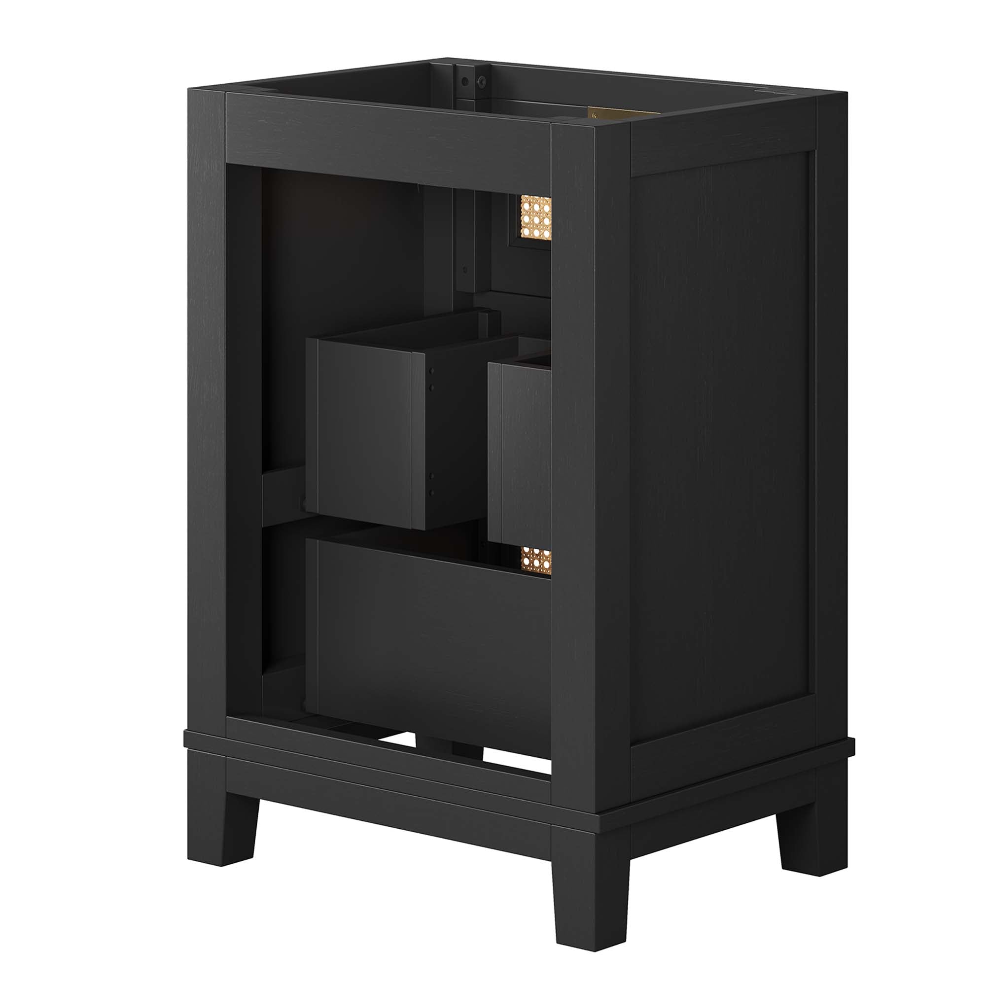 Dixie 24" Solid Wood Bathroom Vanity Cabinet (Sink Basin Not Included) by Modway