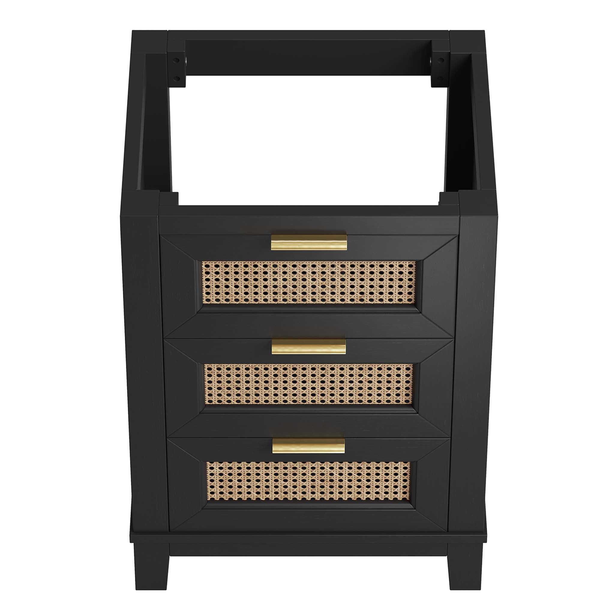 Dixie 24" Solid Wood Bathroom Vanity Cabinet (Sink Basin Not Included) by Modway