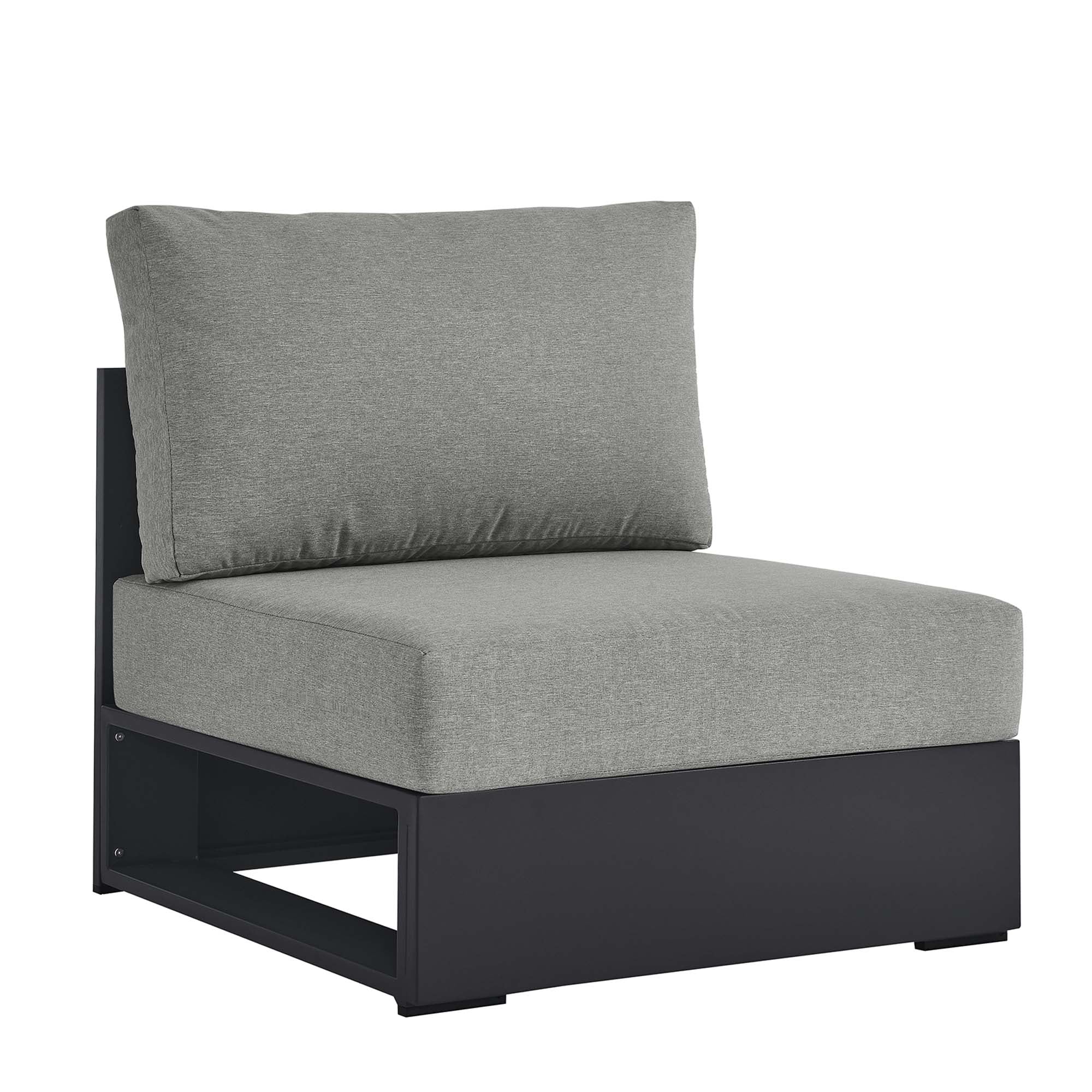 Tahoe Outdoor Patio Powder-Coated Aluminum Modular Armless Chair by Modway