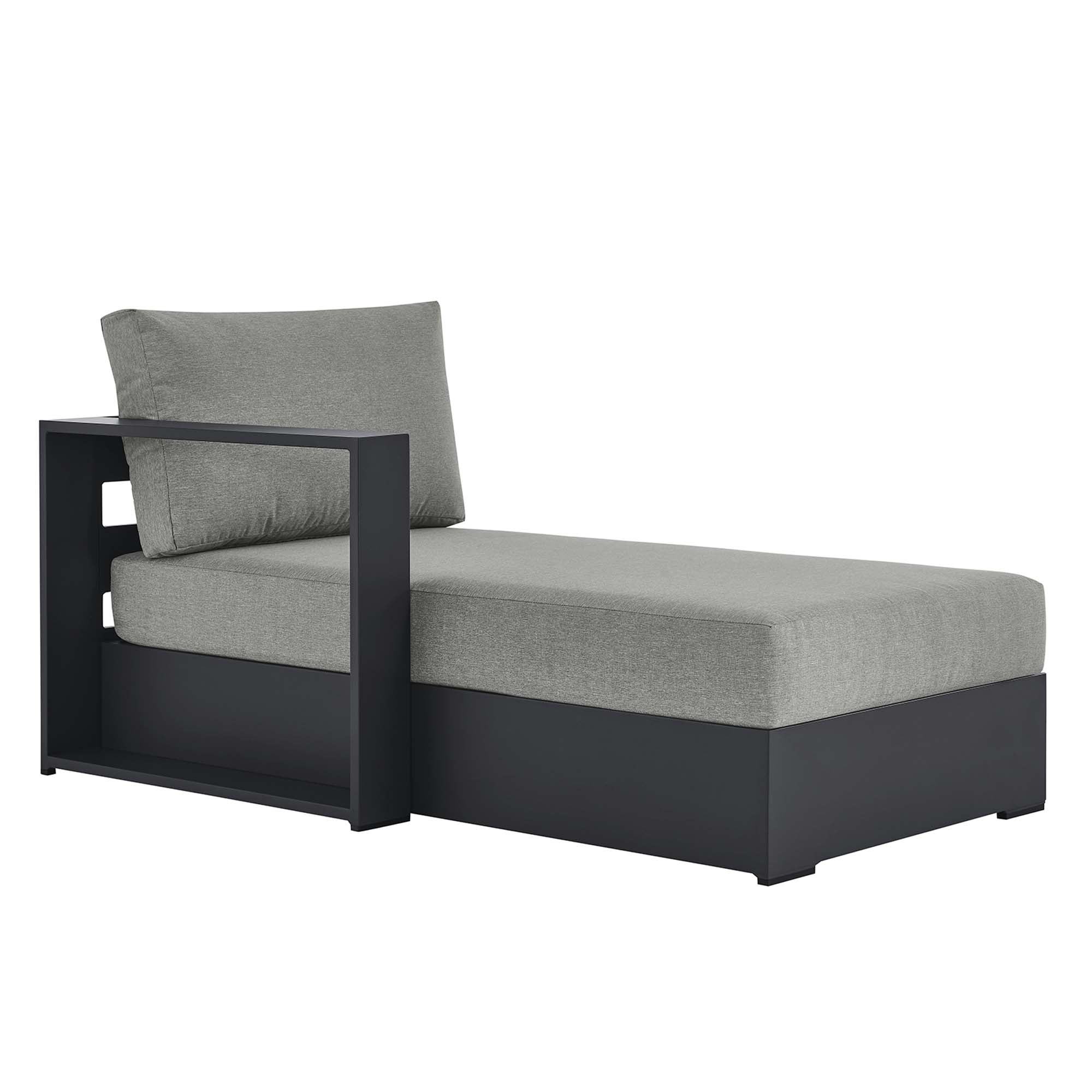 Tahoe Outdoor Patio Powder-Coated Aluminum Modular Left-Facing Chaise Lounge by Modway