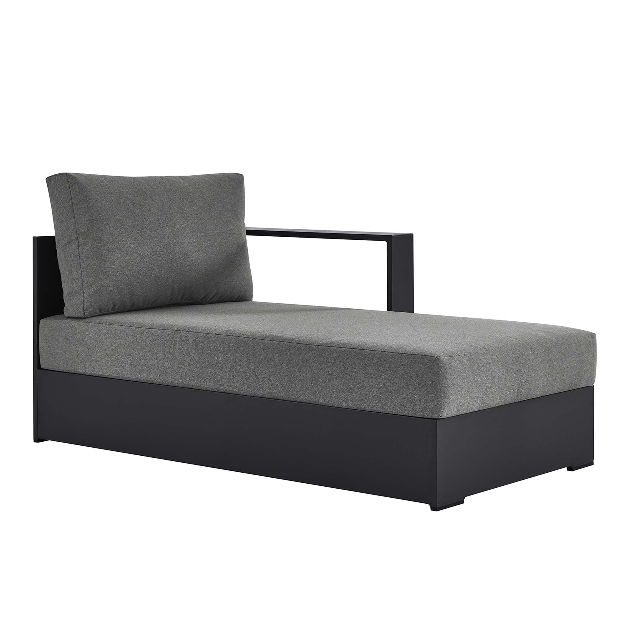 Tahoe Outdoor Patio Powder-Coated Aluminum Modular Right-Facing Chaise Lounge by Modway