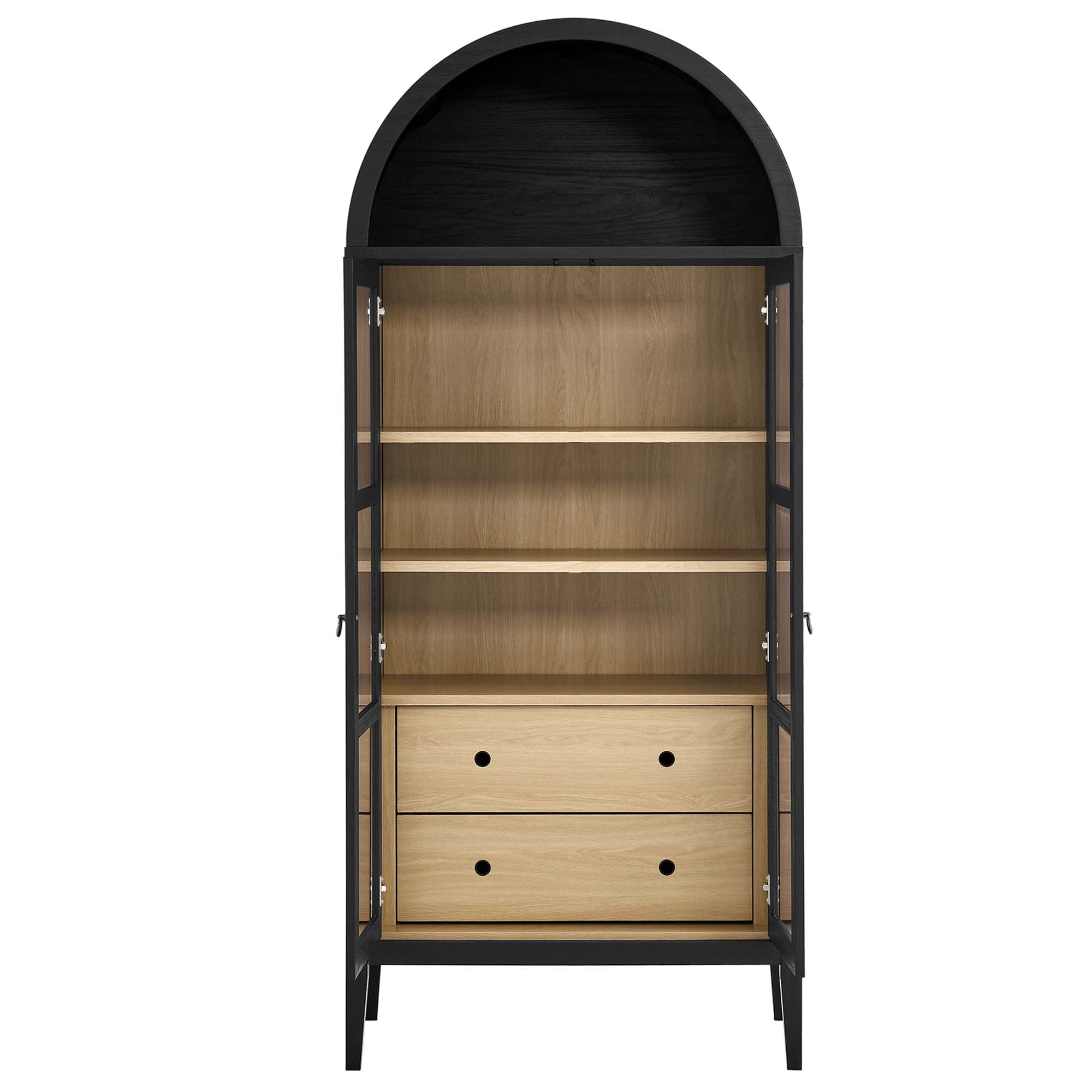 Nolan Tall Arched Storage Display Cabinet by Modway - Best Buy Furniture
