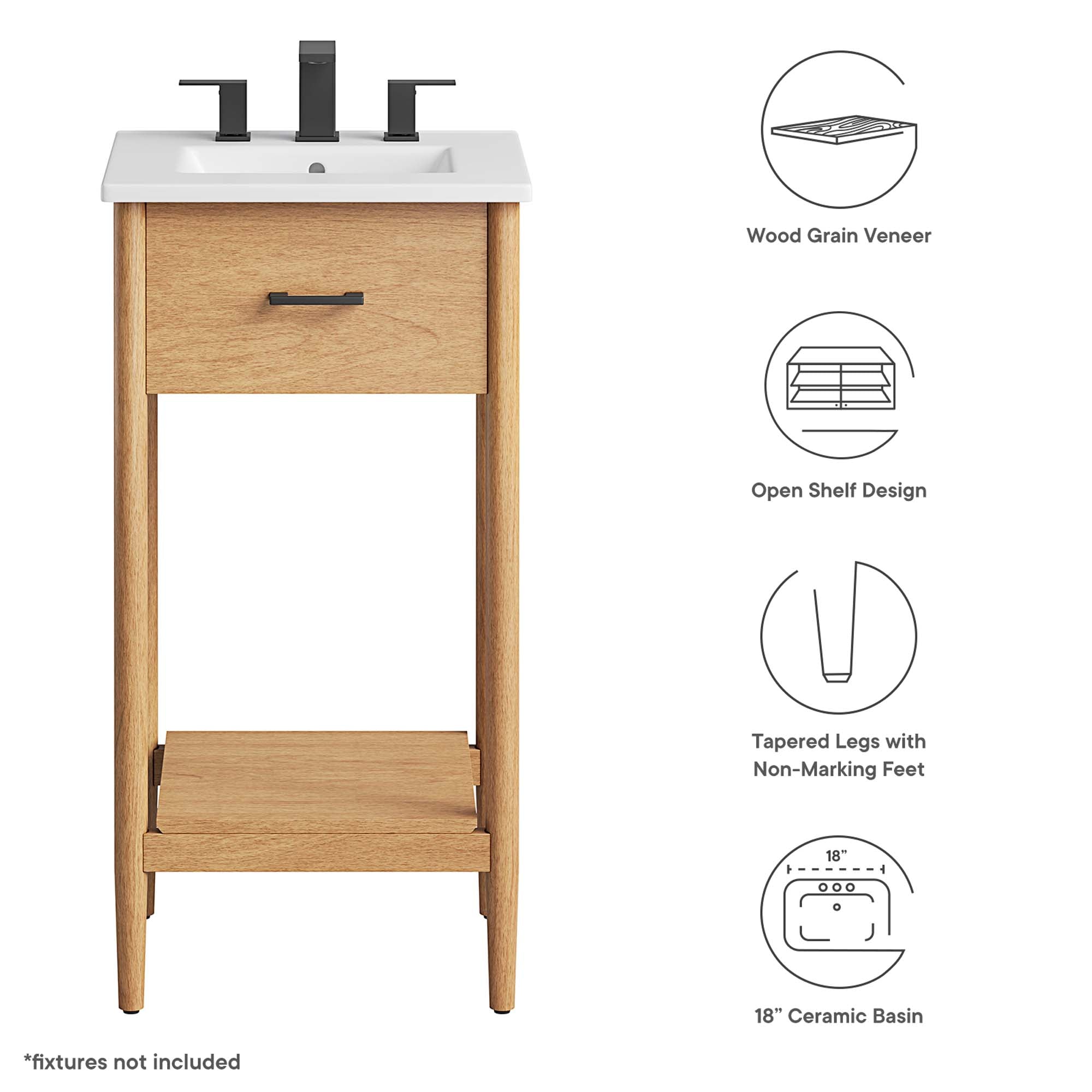 Zaire 18" Bathroom Vanity by Modway