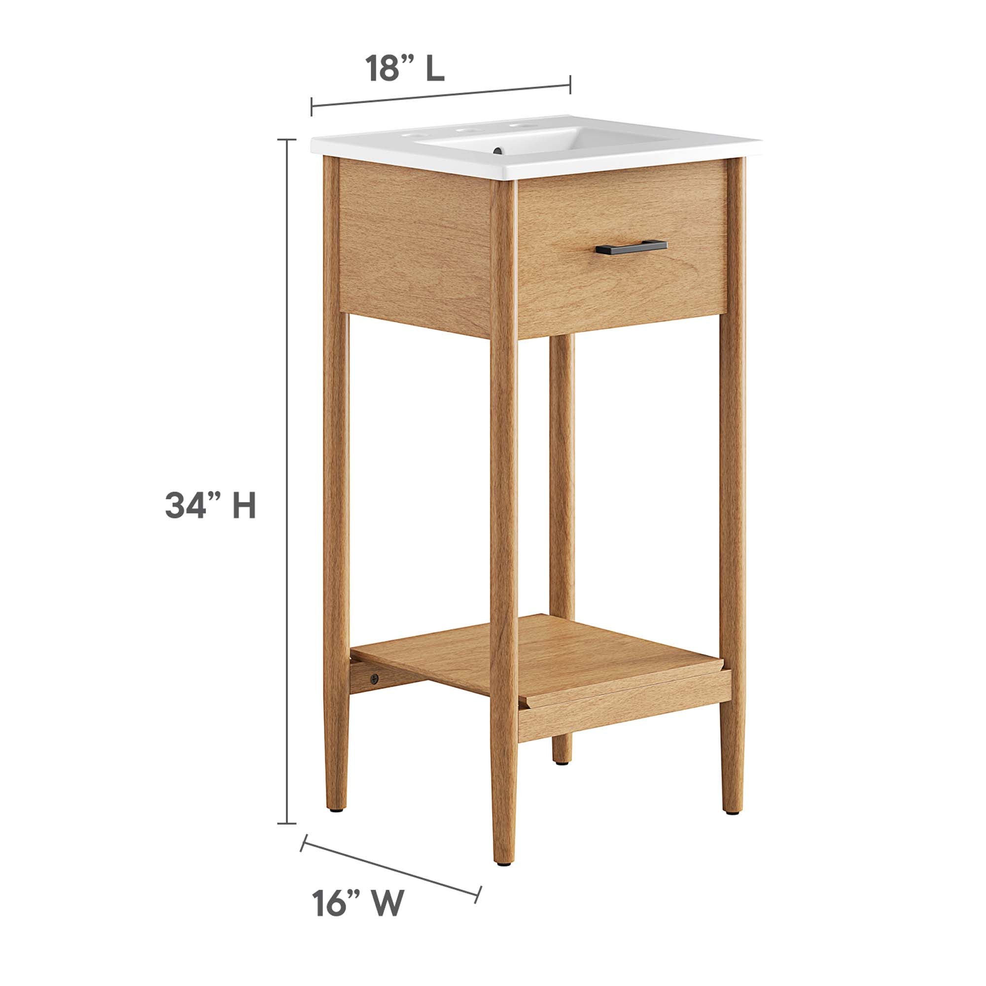 Zaire 18" Bathroom Vanity by Modway