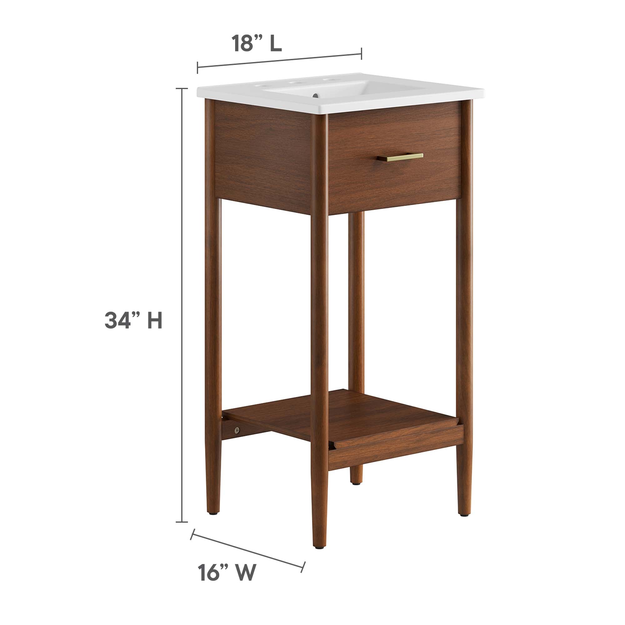 Zaire 18" Bathroom Vanity by Modway