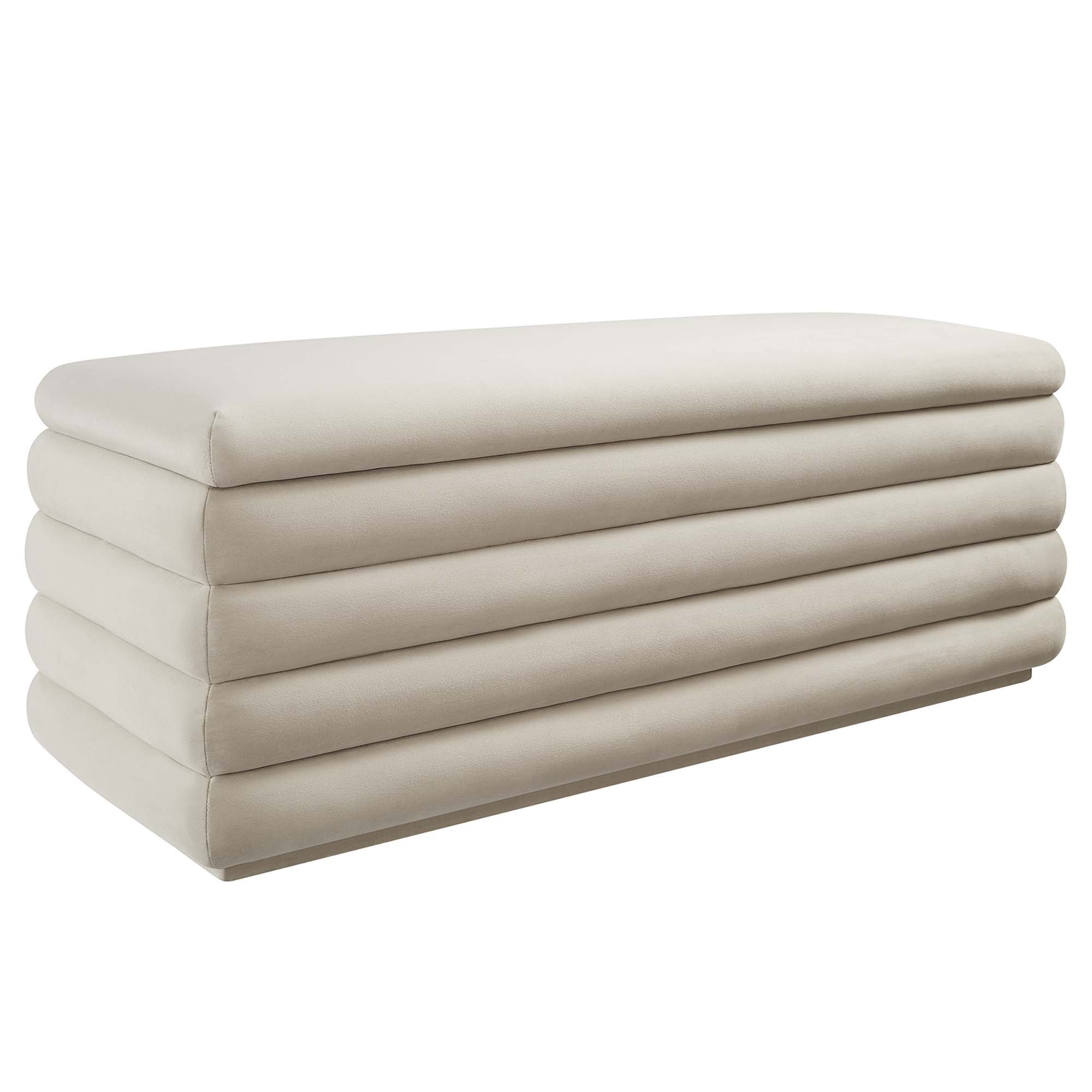 Mezzo Upholstered Performance Velvet Storage Bench by Modway - Best Buy Furniture