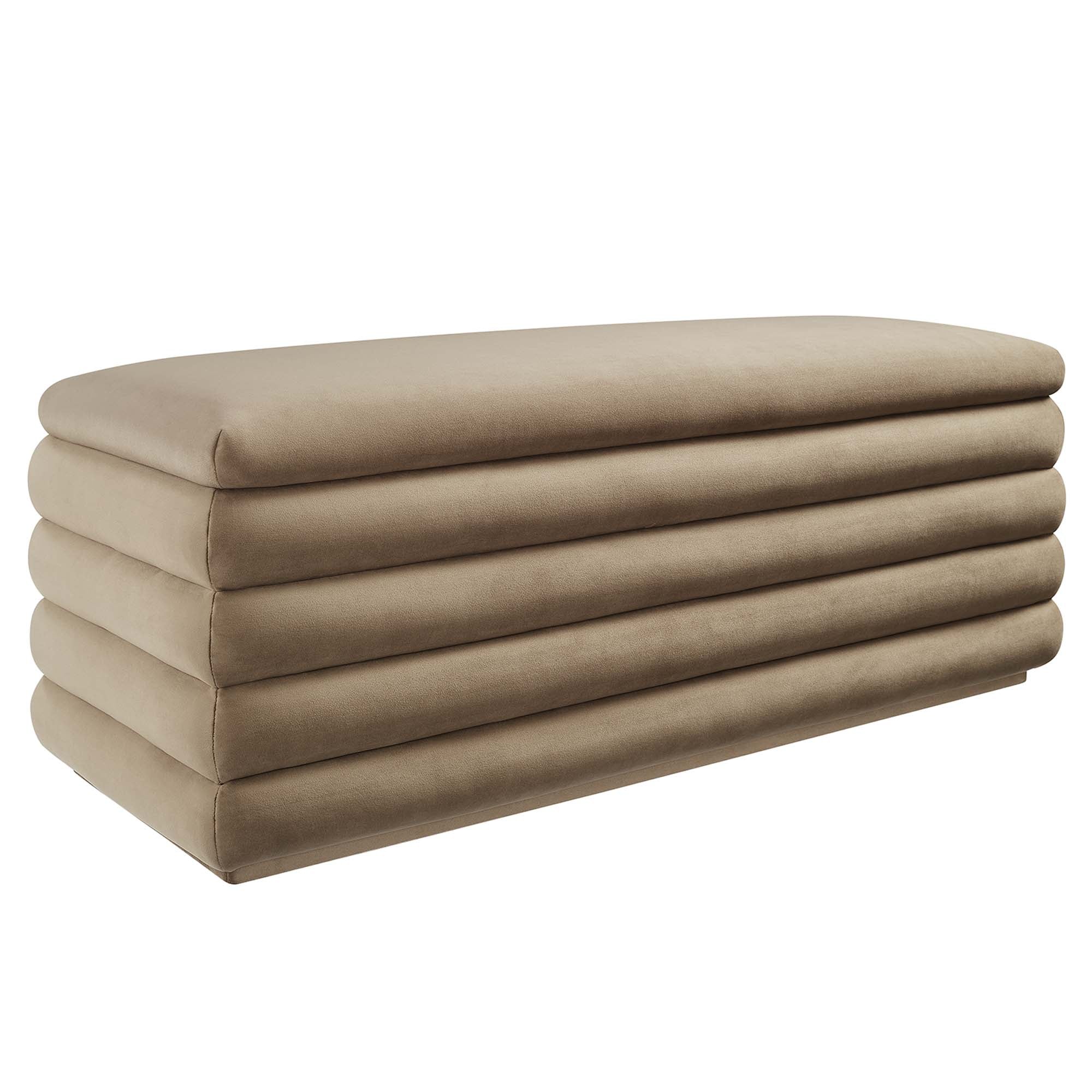 Mezzo Upholstered Performance Velvet Storage Bench by Modway - Best Buy Furniture