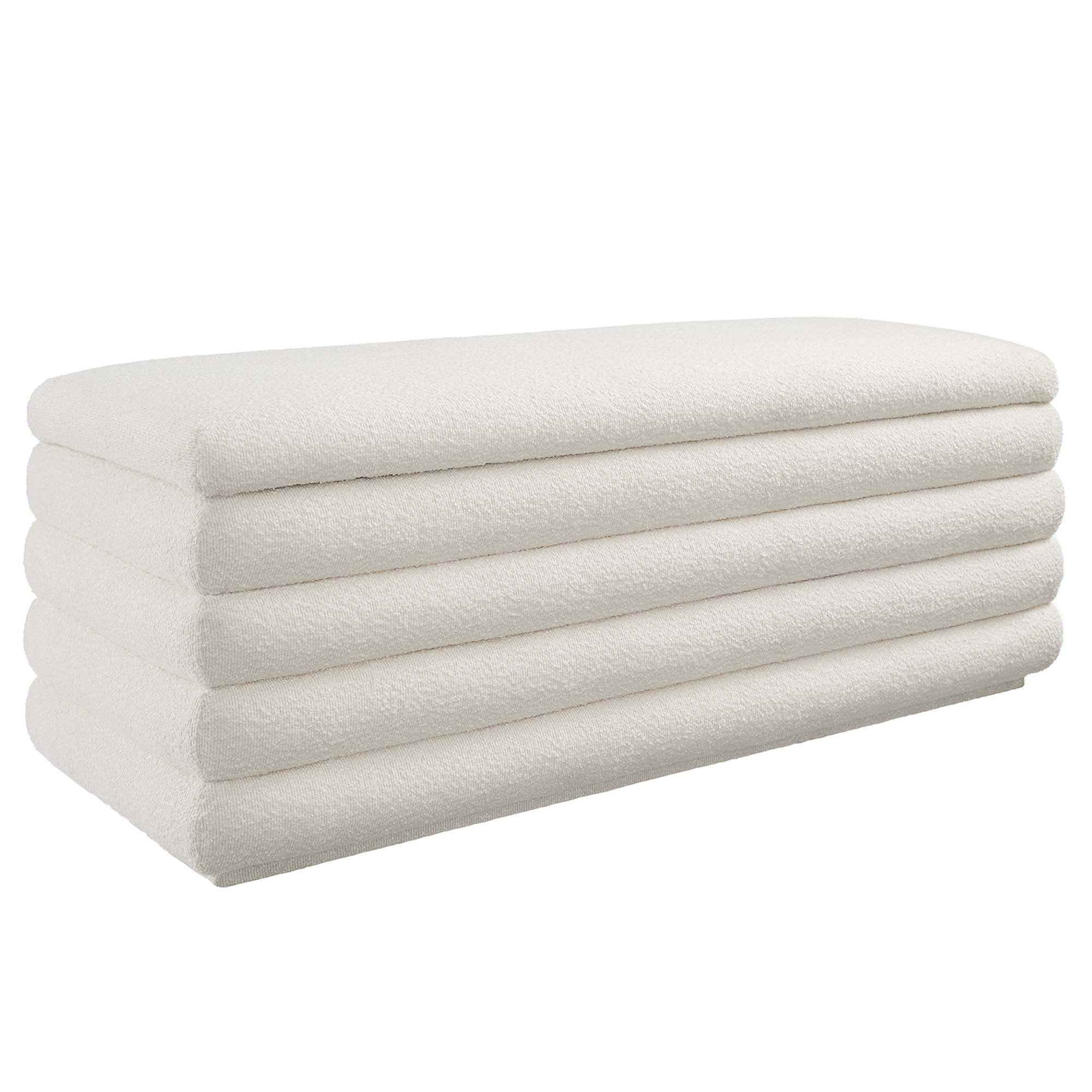 Mezzo Boucle Upholstered Storage Bench by Modway - Best Buy Furniture