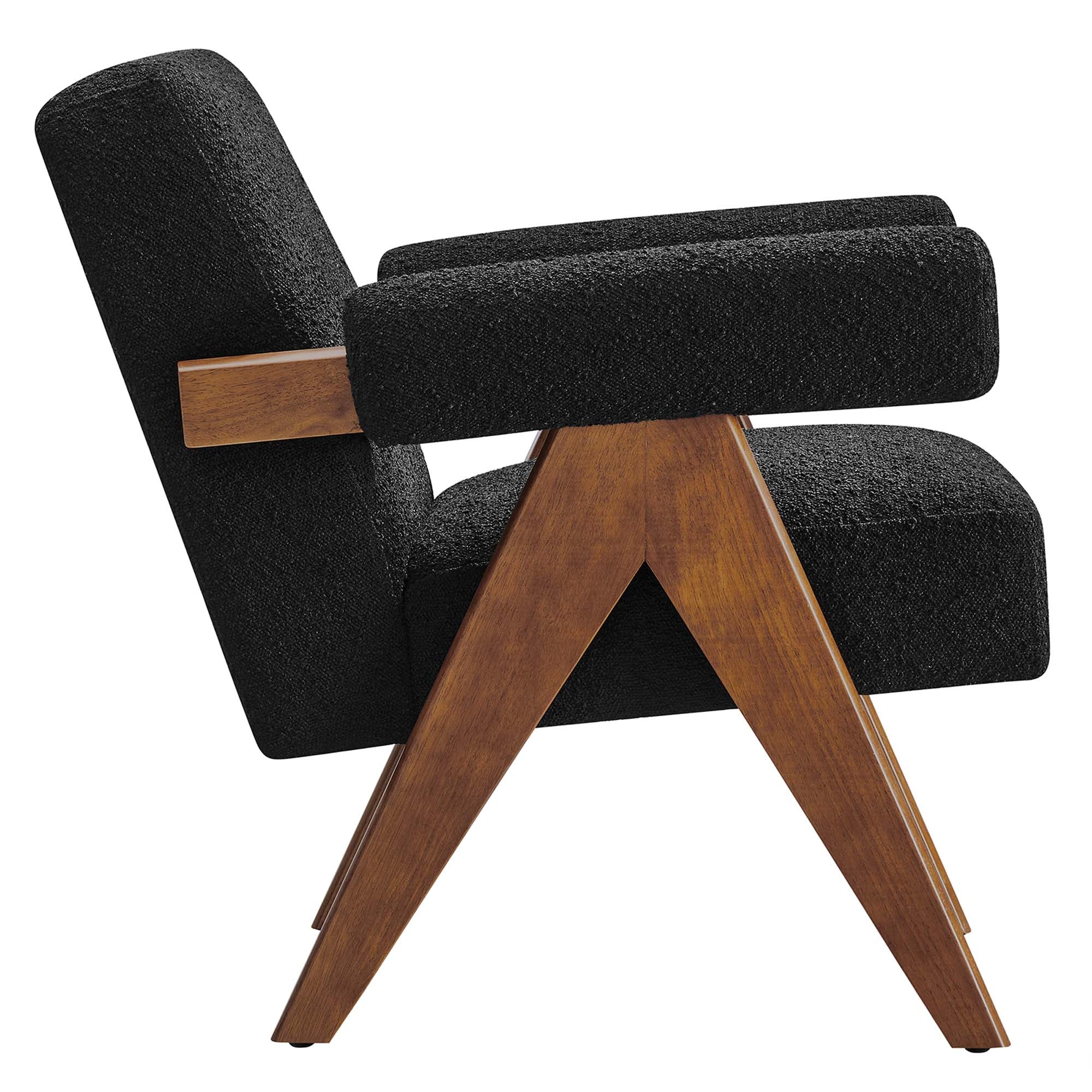 Lyra Boucle Fabric Armchair Set of 2 by Modway