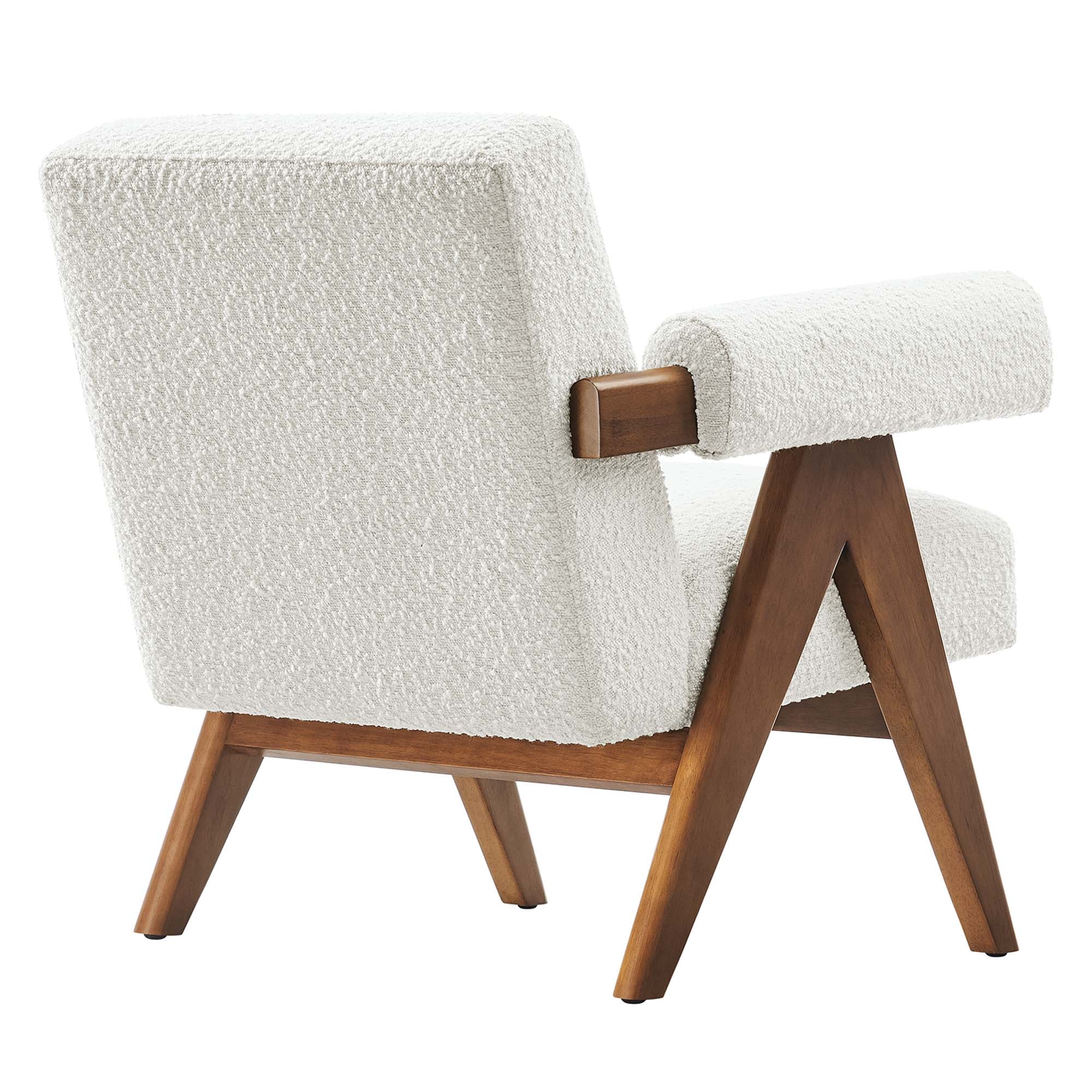 Lyra Boucle Fabric Armchair Set of 2 by Modway
