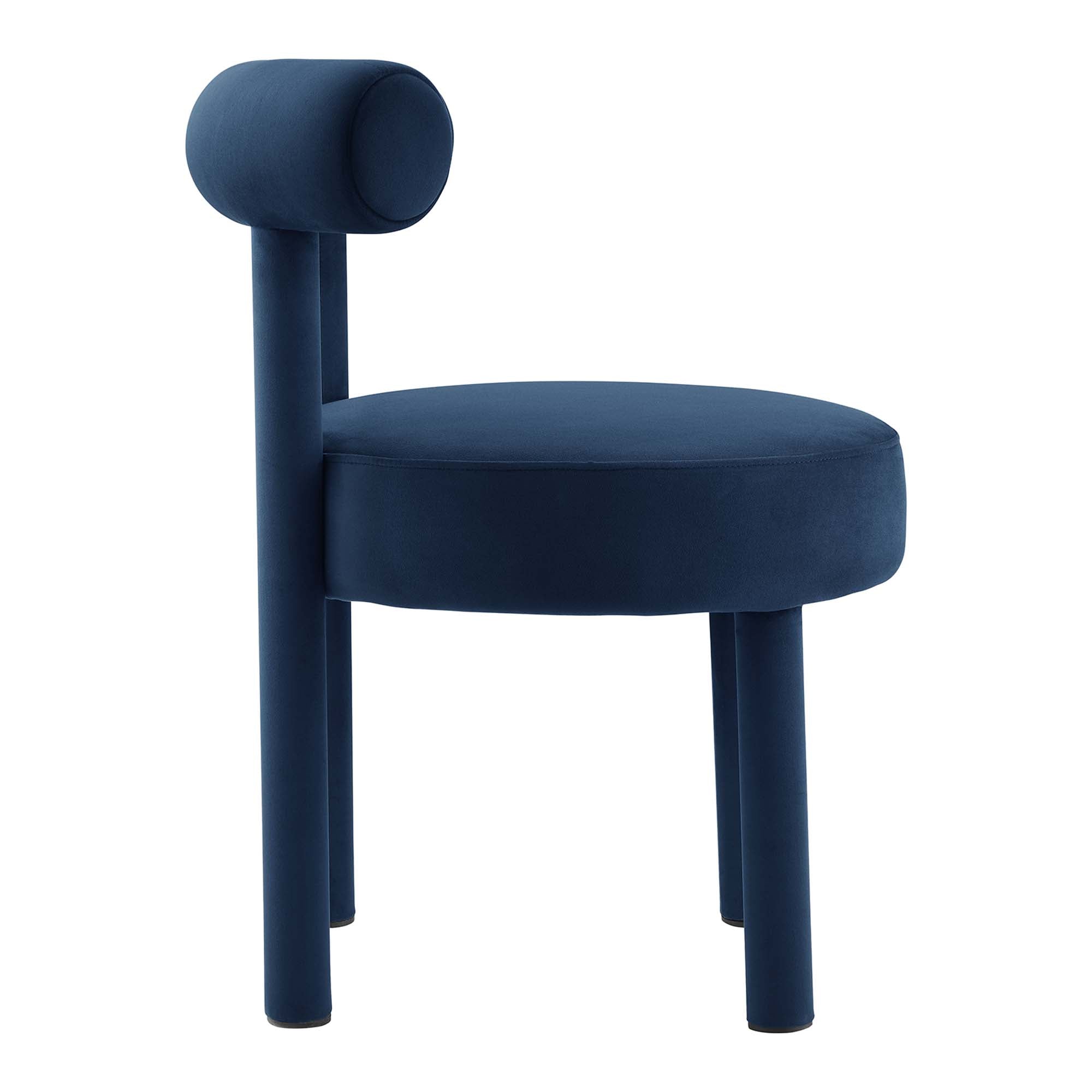 Toulouse Performance Velvet Dining Chair Set of 2 by Modway