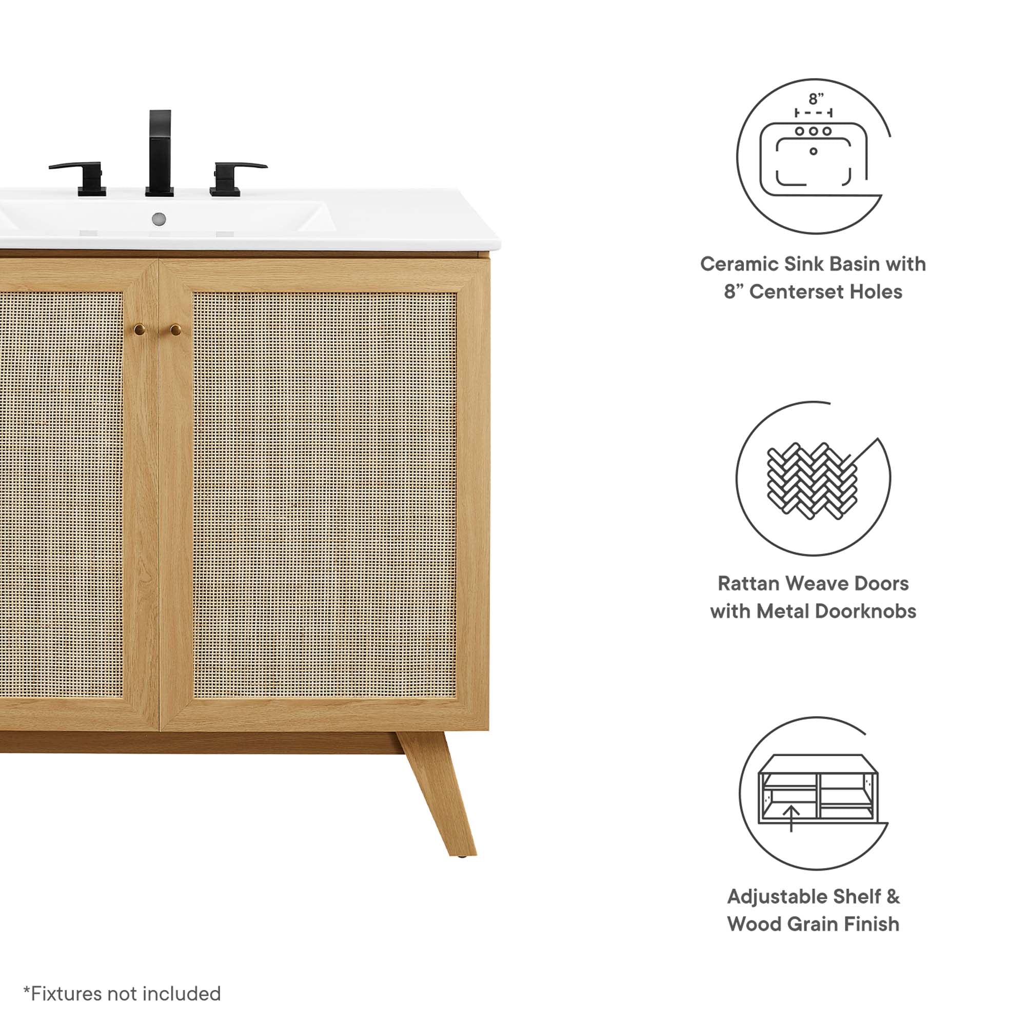 Soma 36"  Bathroom Vanity by Modway