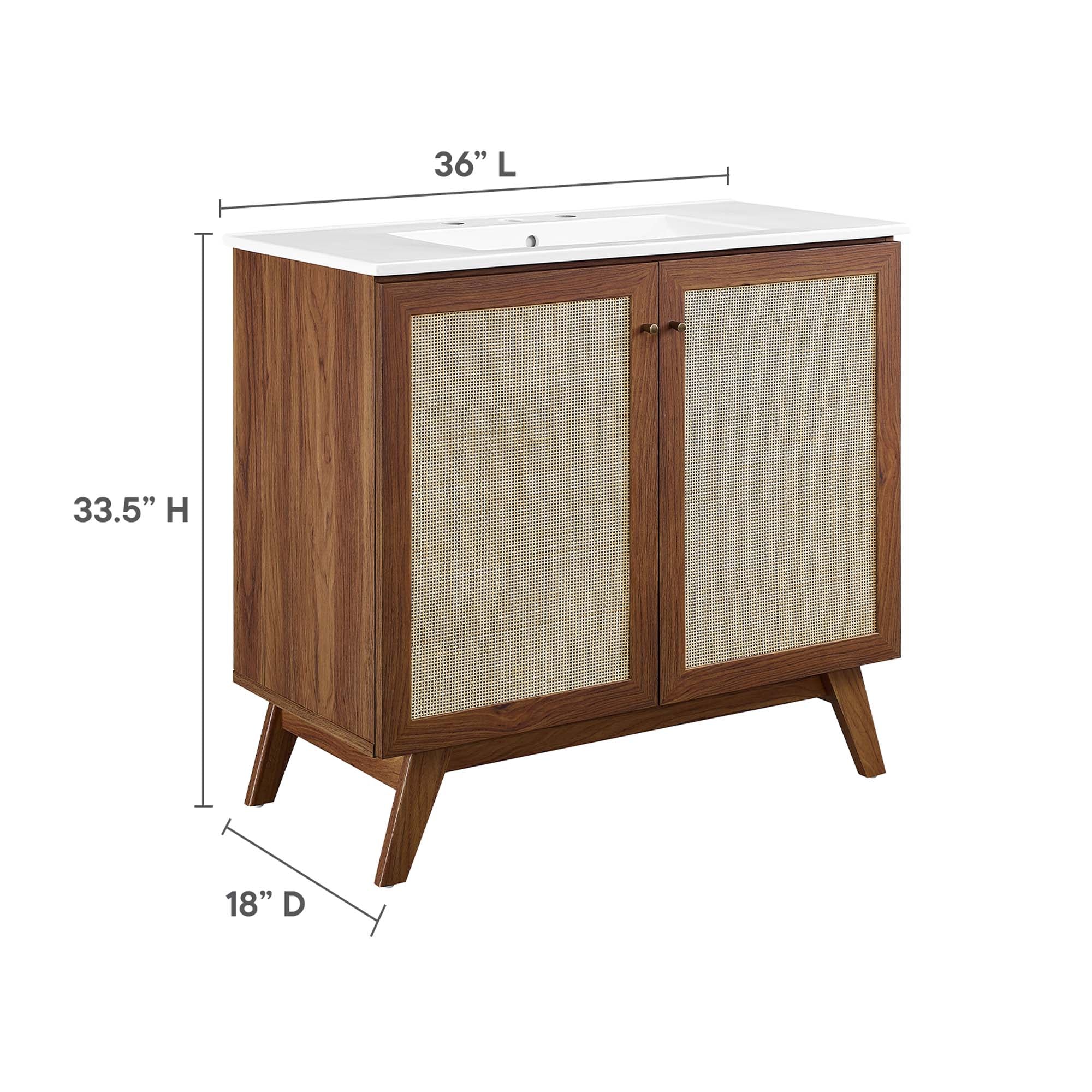 Soma 36"  Bathroom Vanity by Modway