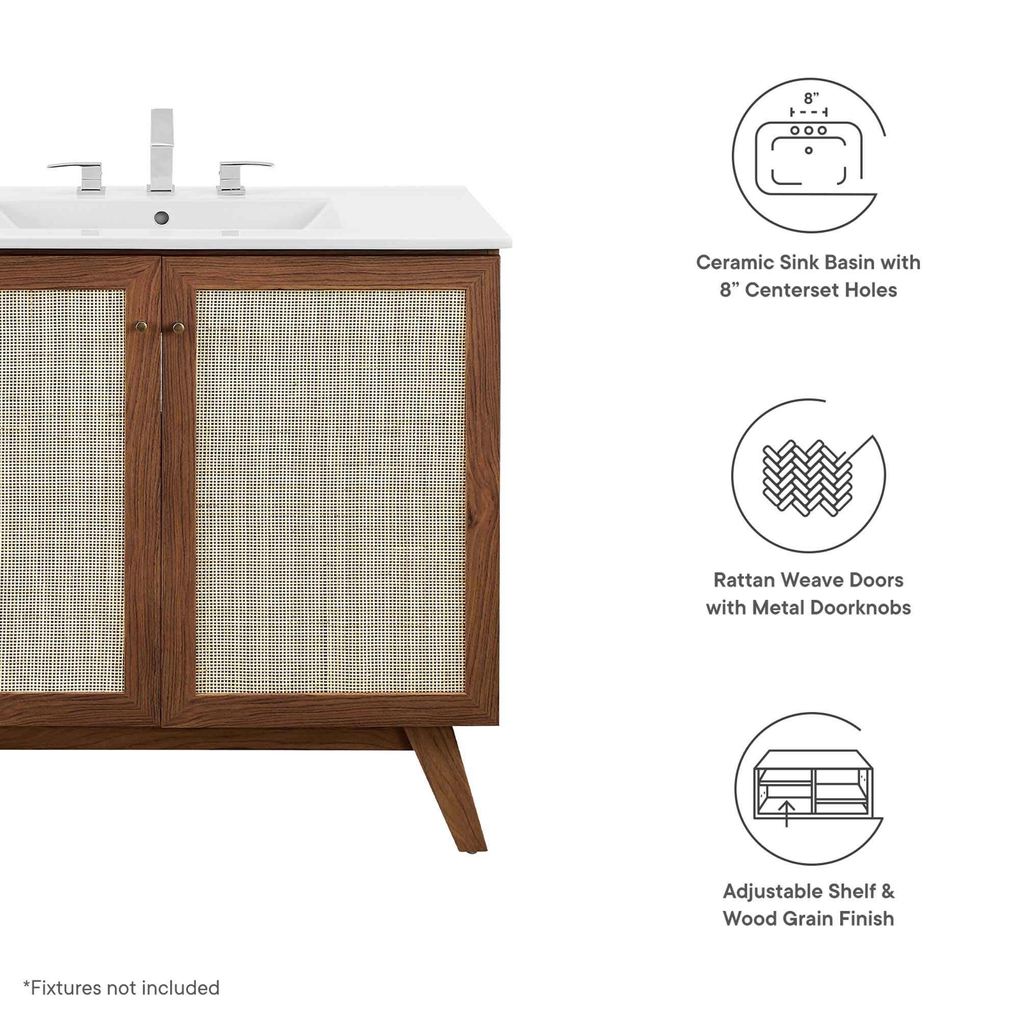 Soma 36"  Bathroom Vanity by Modway