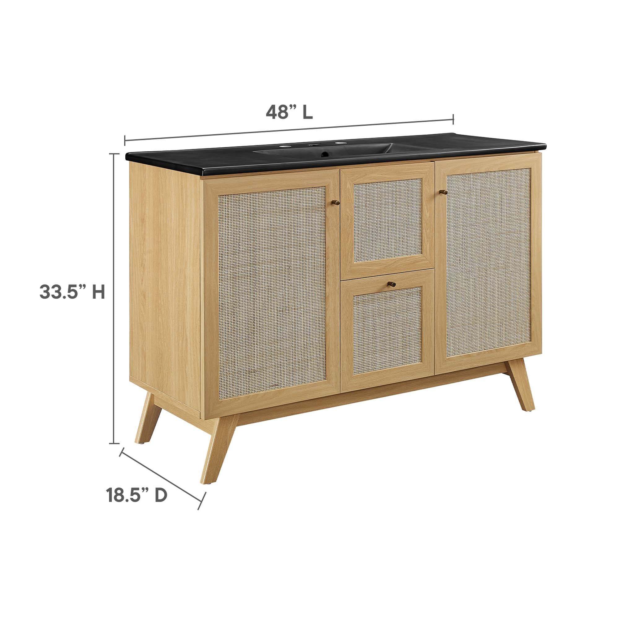 Soma 48" Single Sink Bathroom Vanity by Modway